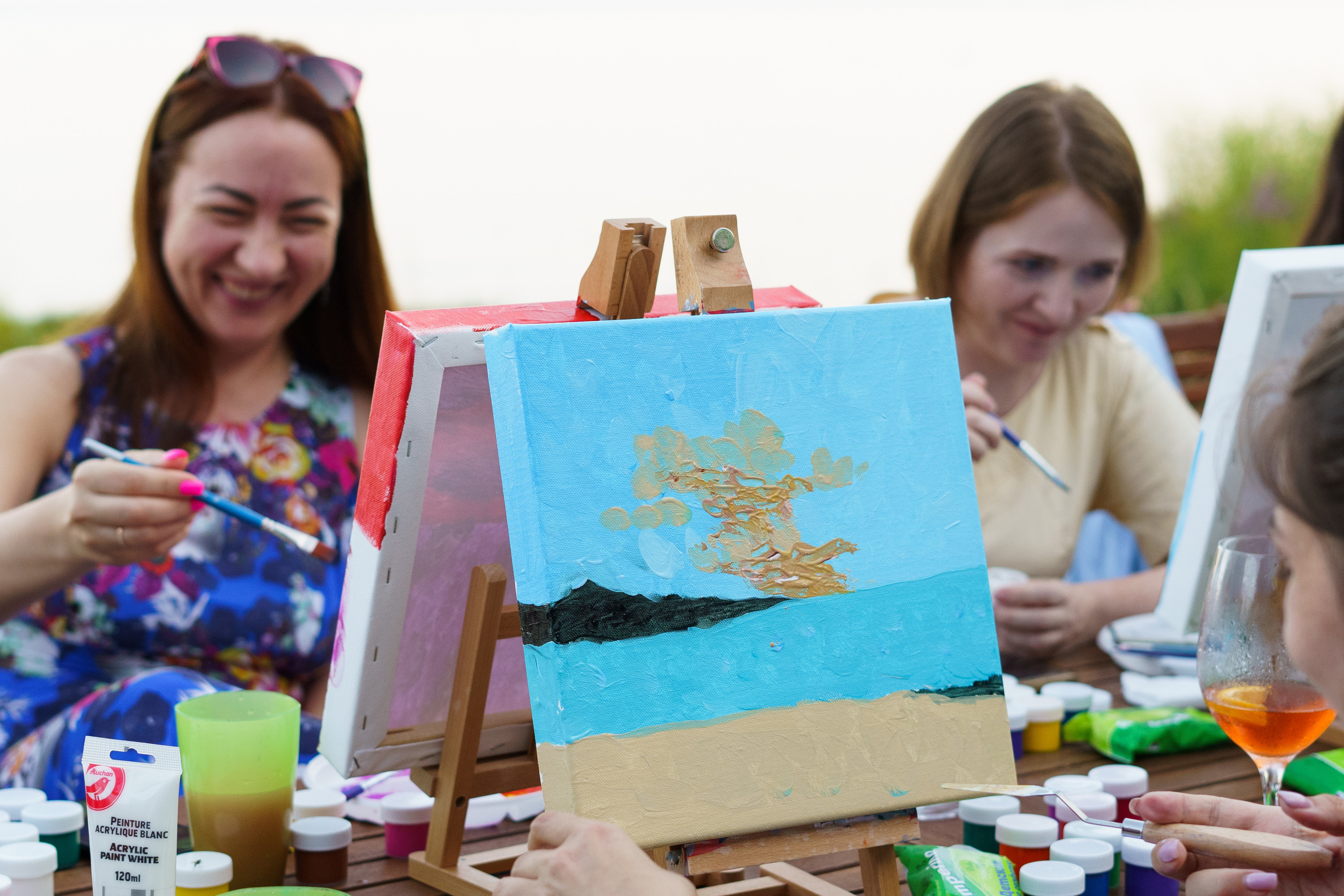 Корпоратив Teach Me Art. Портретный фотограф в Москве и Санкт-Петербурге Арина Чех