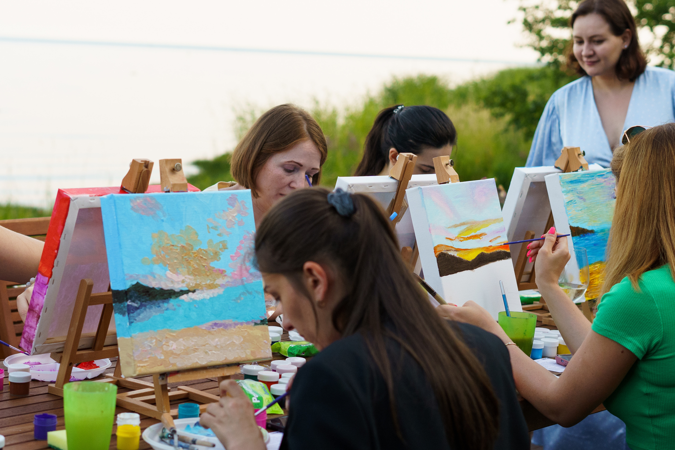 Корпоратив Teach Me Art. Портретный фотограф в Москве и Санкт-Петербурге Арина Чех