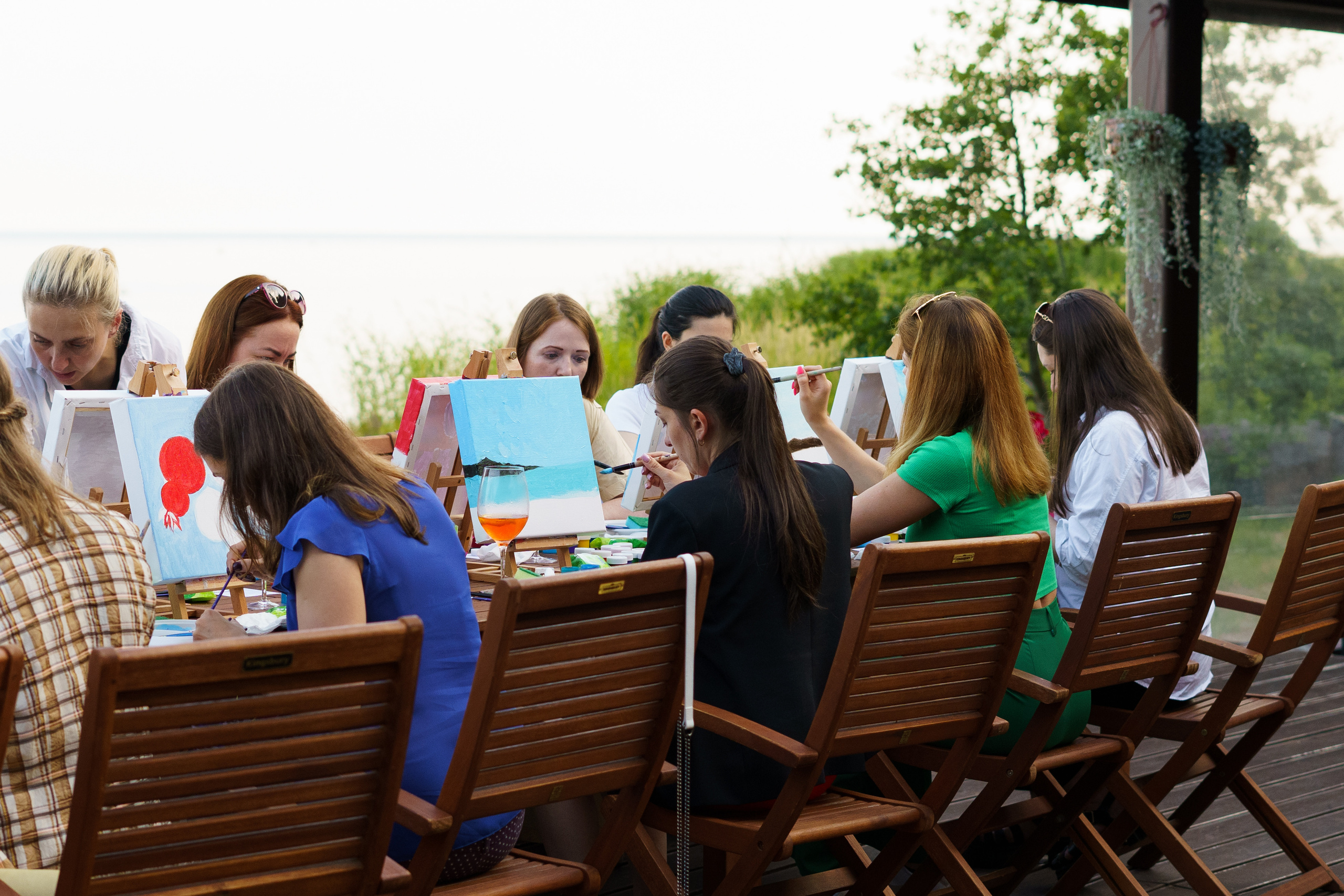 Корпоратив Teach Me Art. Портретный фотограф в Москве и Санкт-Петербурге Арина Чех