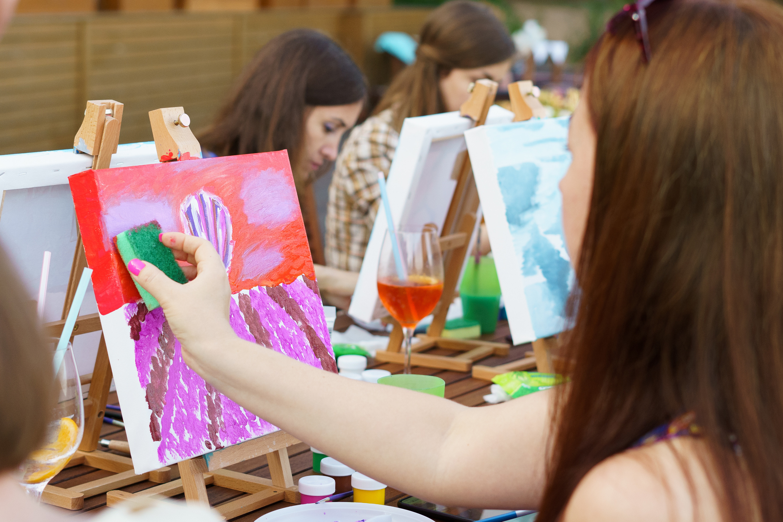 Корпоратив Teach Me Art. Портретный фотограф в Москве и Санкт-Петербурге Арина Чех