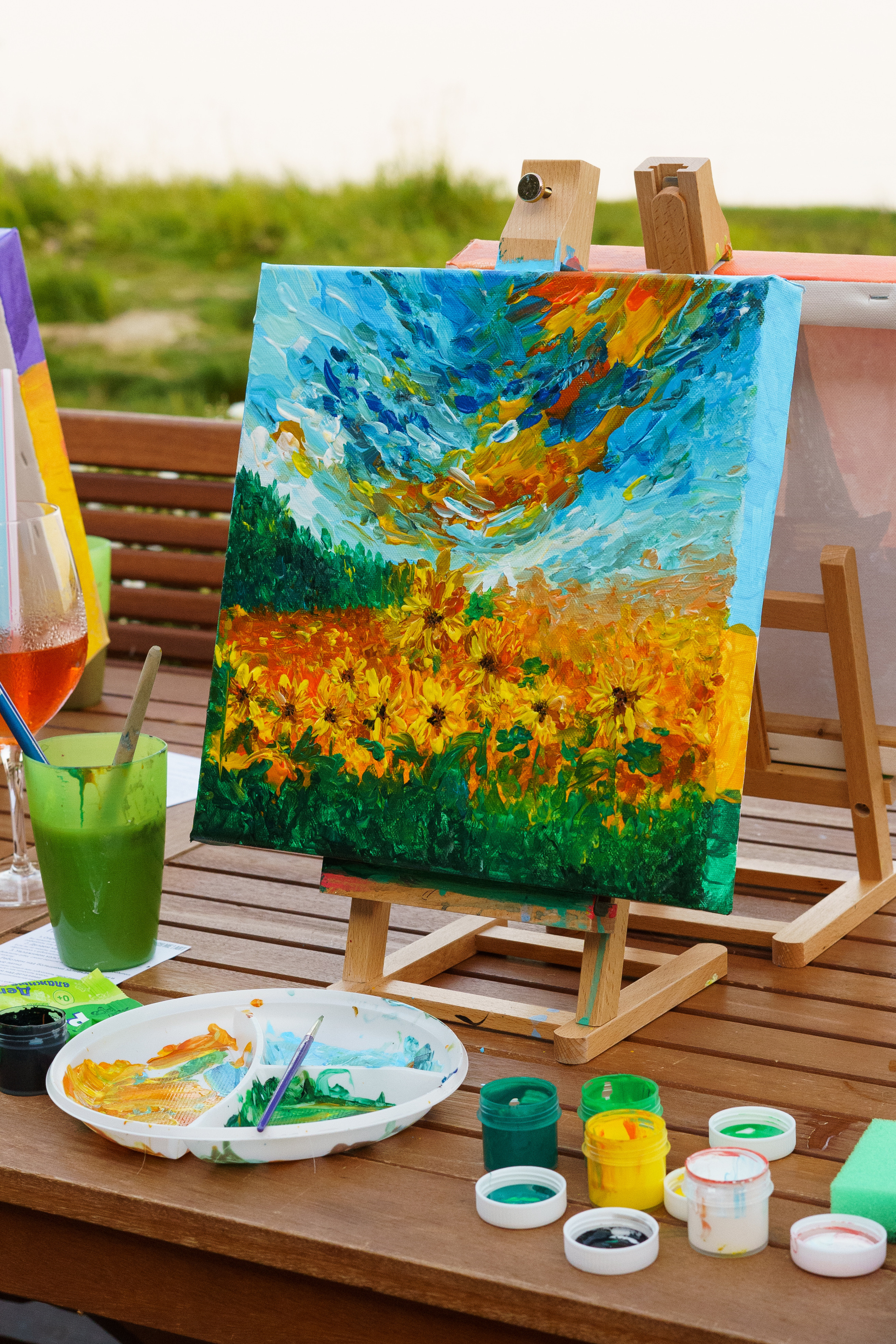 Корпоратив Teach Me Art. Портретный фотограф в Москве и Санкт-Петербурге Арина Чех