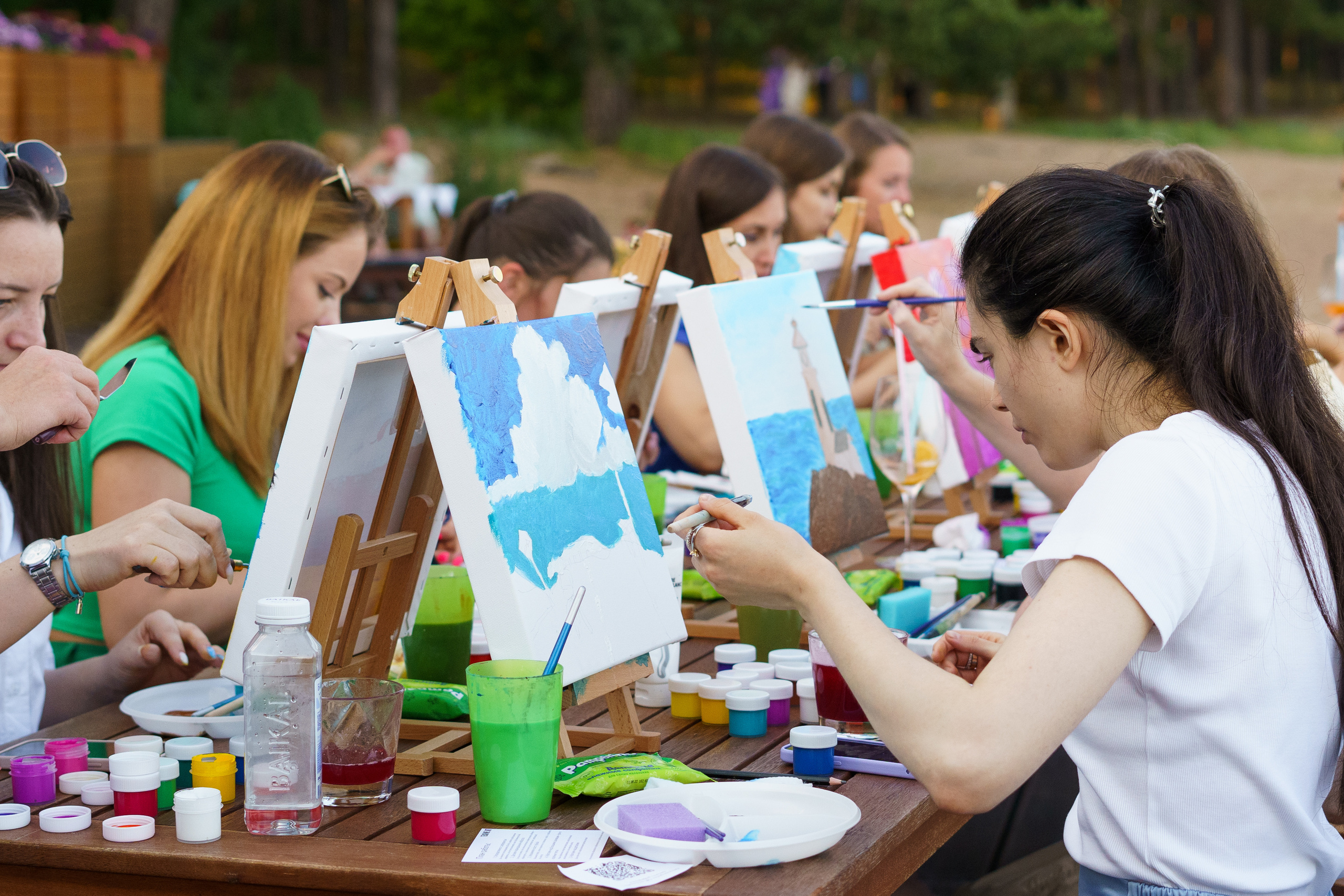 Корпоратив Teach Me Art. Портретный фотограф в Москве и Санкт-Петербурге Арина Чех