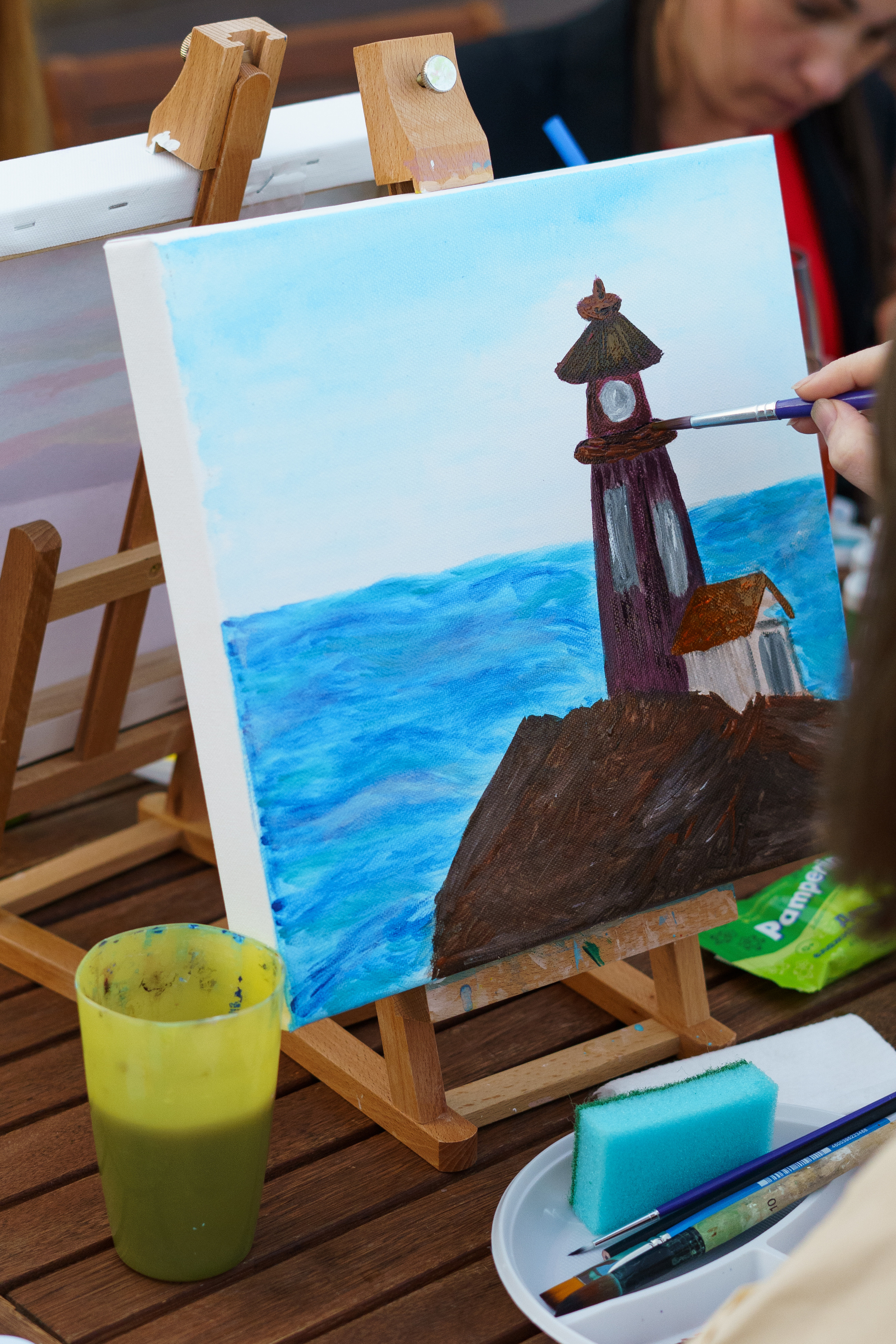 Корпоратив Teach Me Art. Портретный фотограф в Москве и Санкт-Петербурге Арина Чех