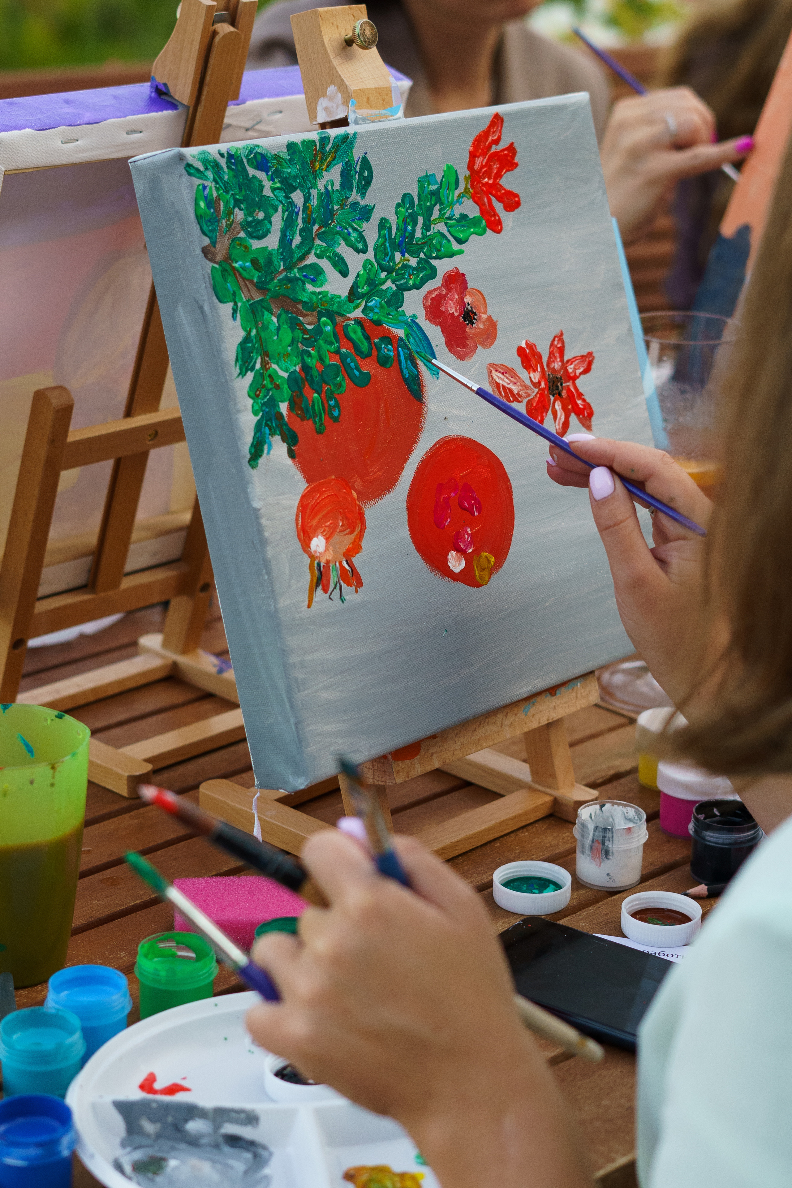 Корпоратив Teach Me Art. Портретный фотограф в Москве и Санкт-Петербурге Арина Чех