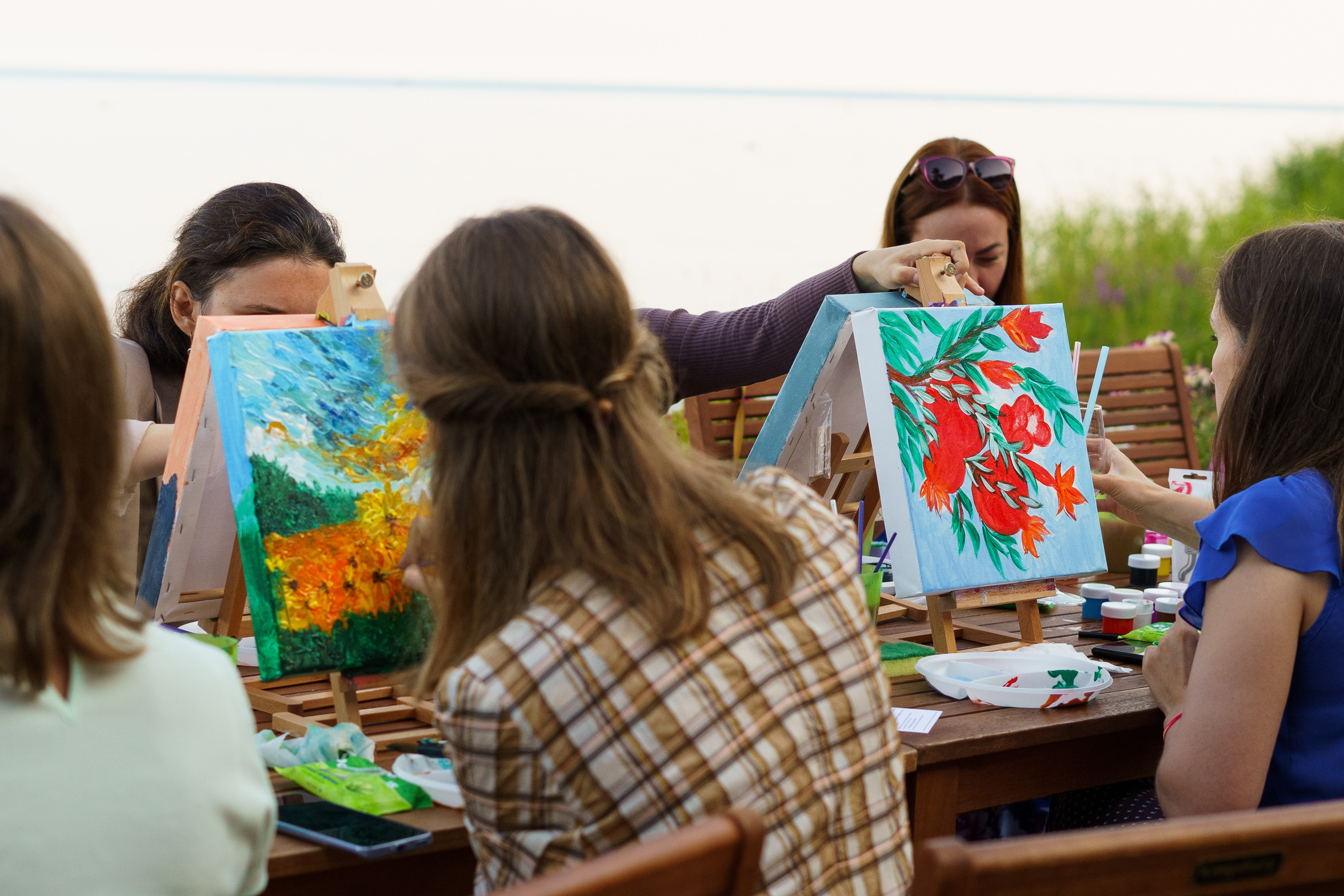 Корпоратив Teach Me Art. Портретный фотограф в Москве и Санкт-Петербурге Арина Чех