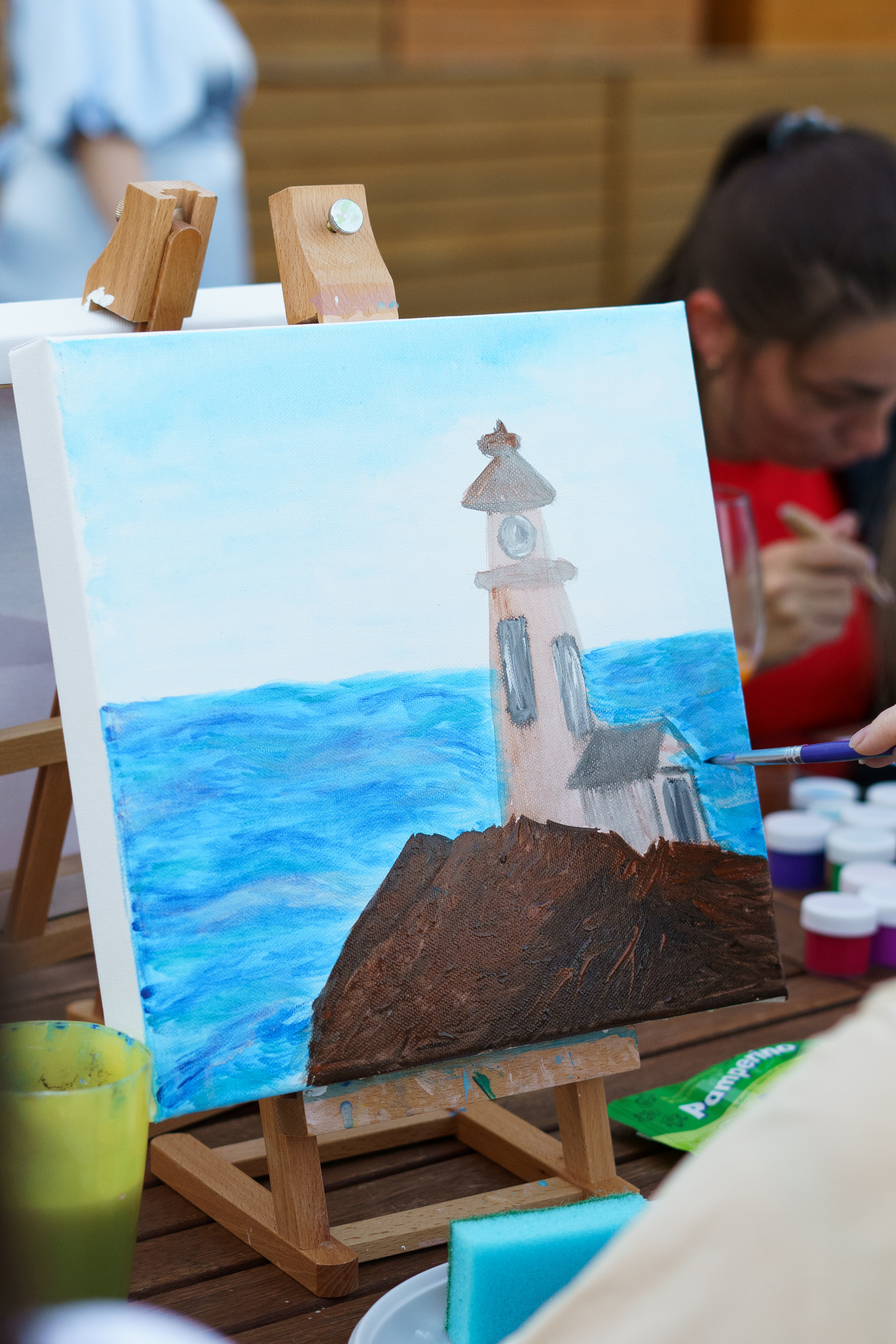 Корпоратив Teach Me Art. Портретный фотограф в Москве и Санкт-Петербурге Арина Чех