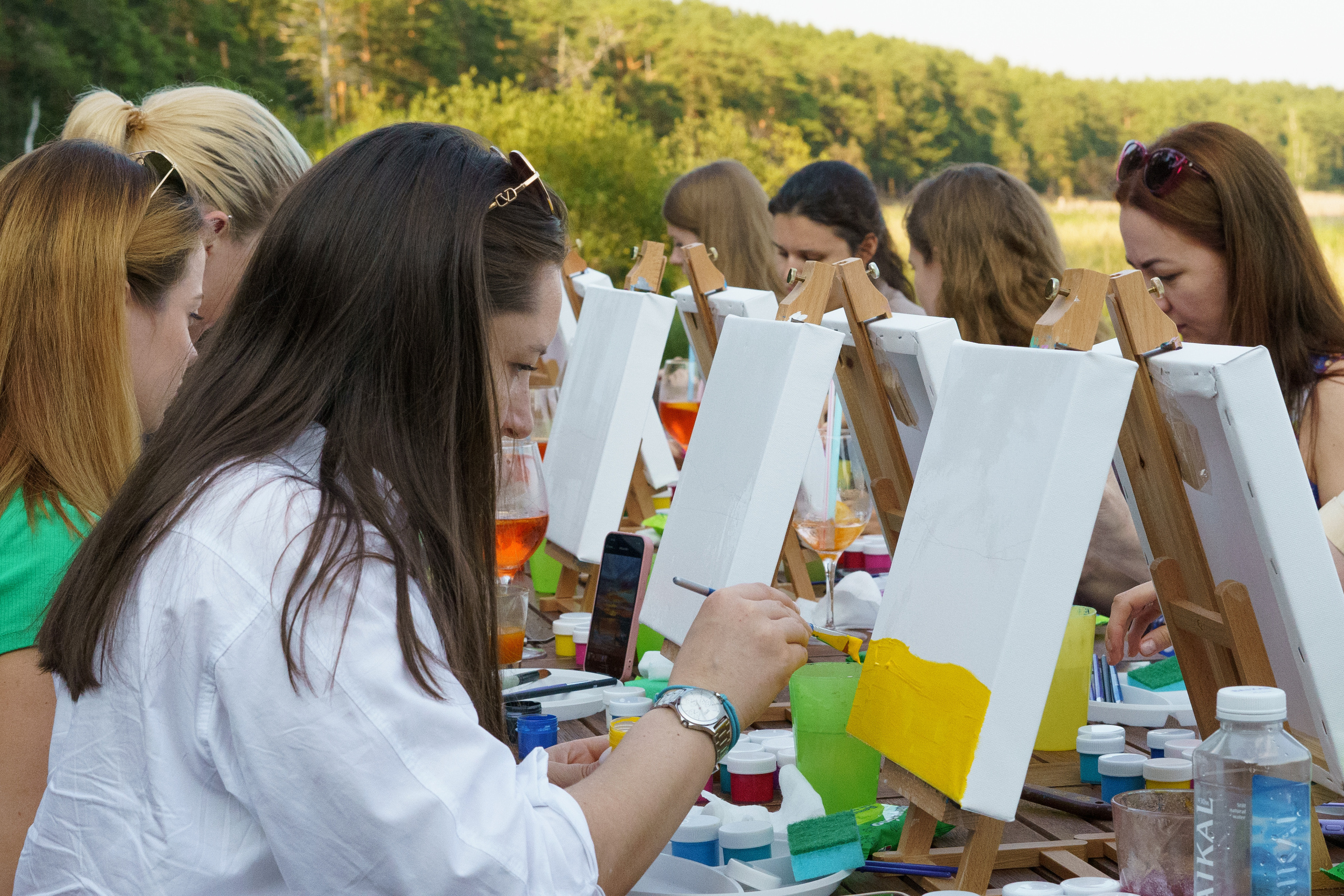 Корпоратив Teach Me Art. Портретный фотограф в Москве и Санкт-Петербурге Арина Чех