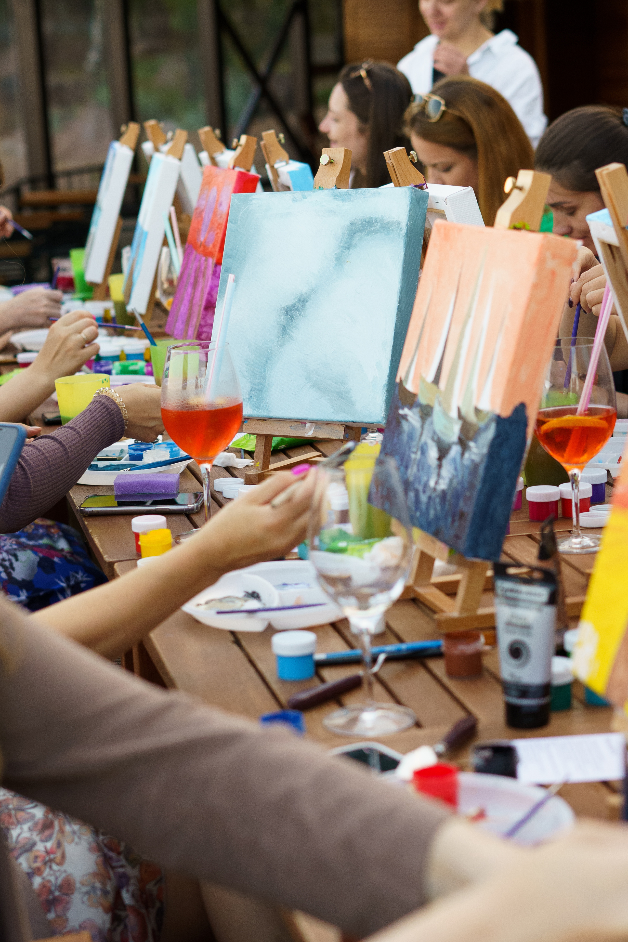 Корпоратив Teach Me Art. Портретный фотограф в Москве и Санкт-Петербурге Арина Чех