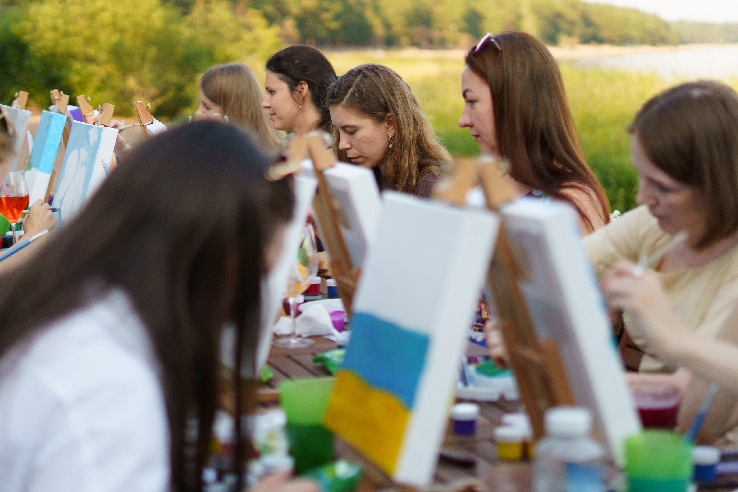 Корпоратив Teach Me Art. Портретный фотограф в Москве и Санкт-Петербурге Арина Чех