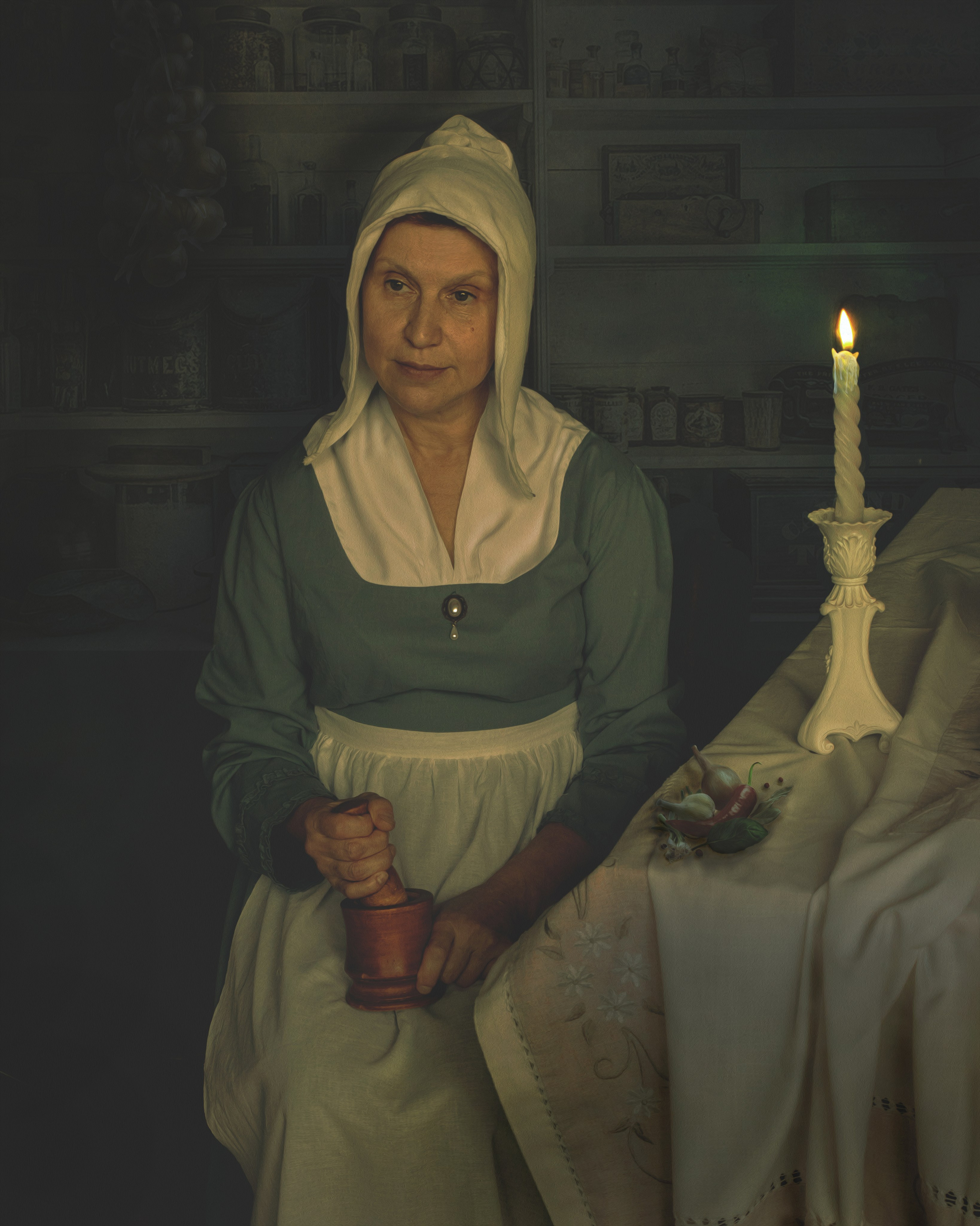 Портрет в стиле классической живописи. Файн-Арт фотограф из Перми Вараксина Юлия