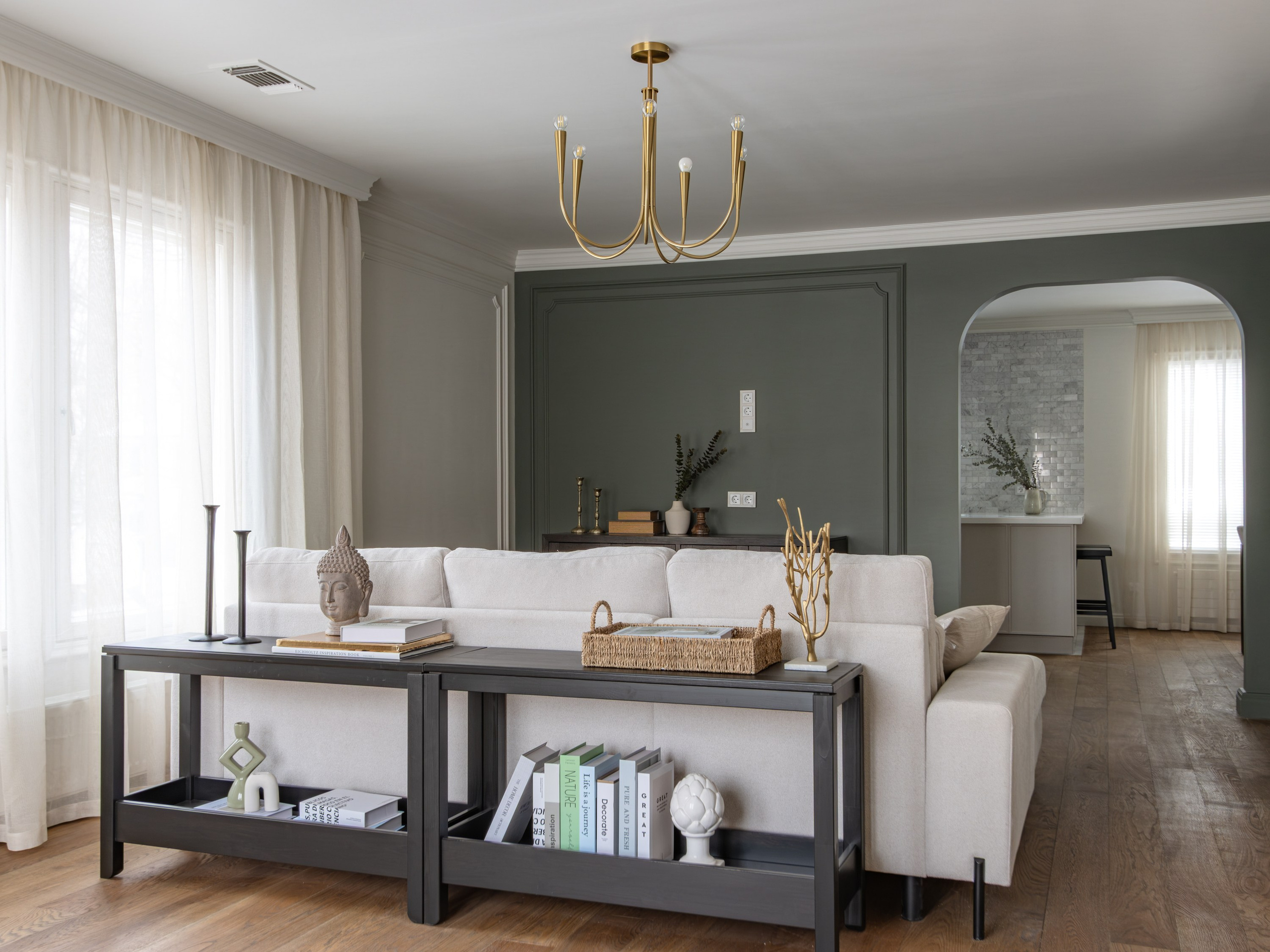 Таунхауз дизайнера Олеси Тищенко, 2026. Интерьерный фотограф в Санкт-Петербурге