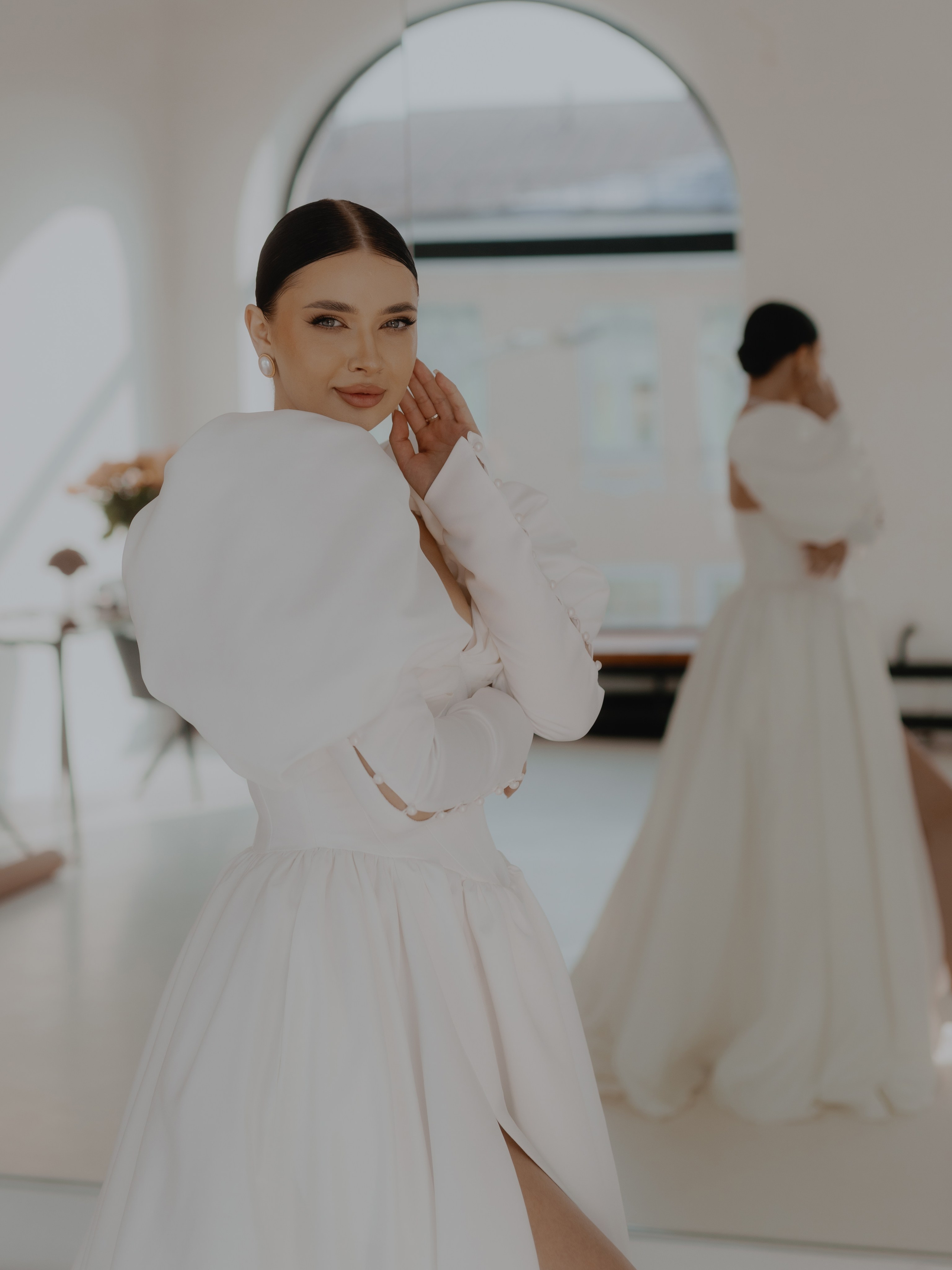 Мария в ArtModa (вариант утра невесты). Свадебные фотографы в Гомеле и Минске Сергей и Анастасия Фещенок