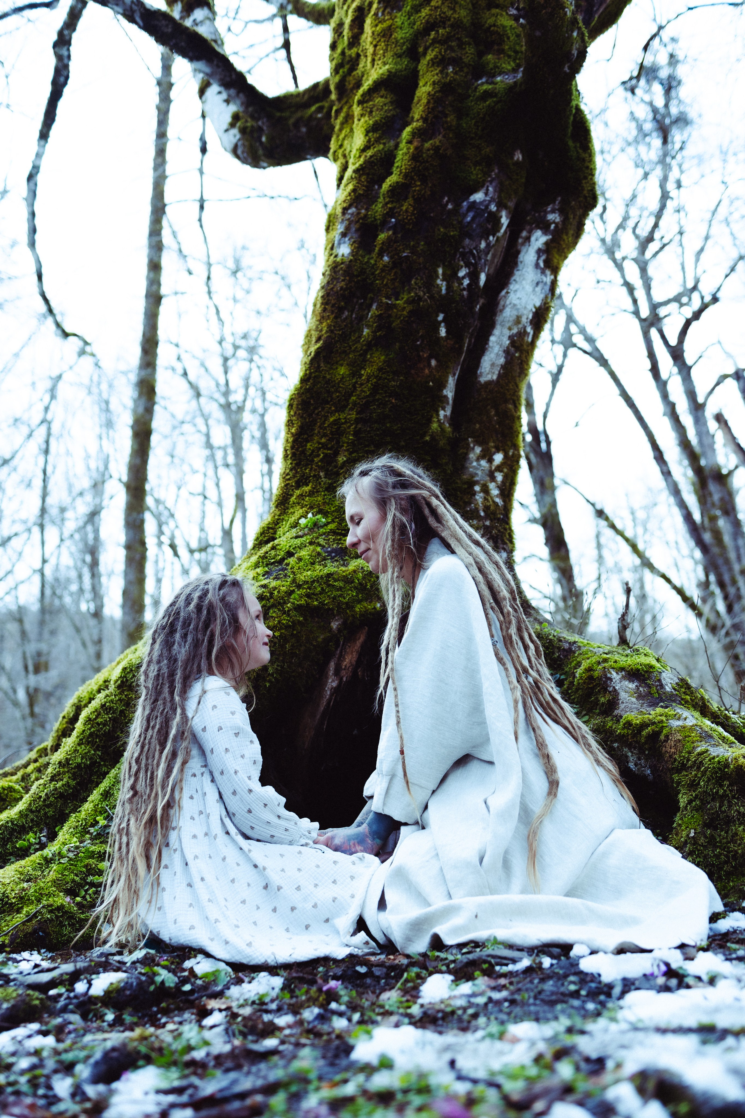 Семейная фотосессия мамы и дочери