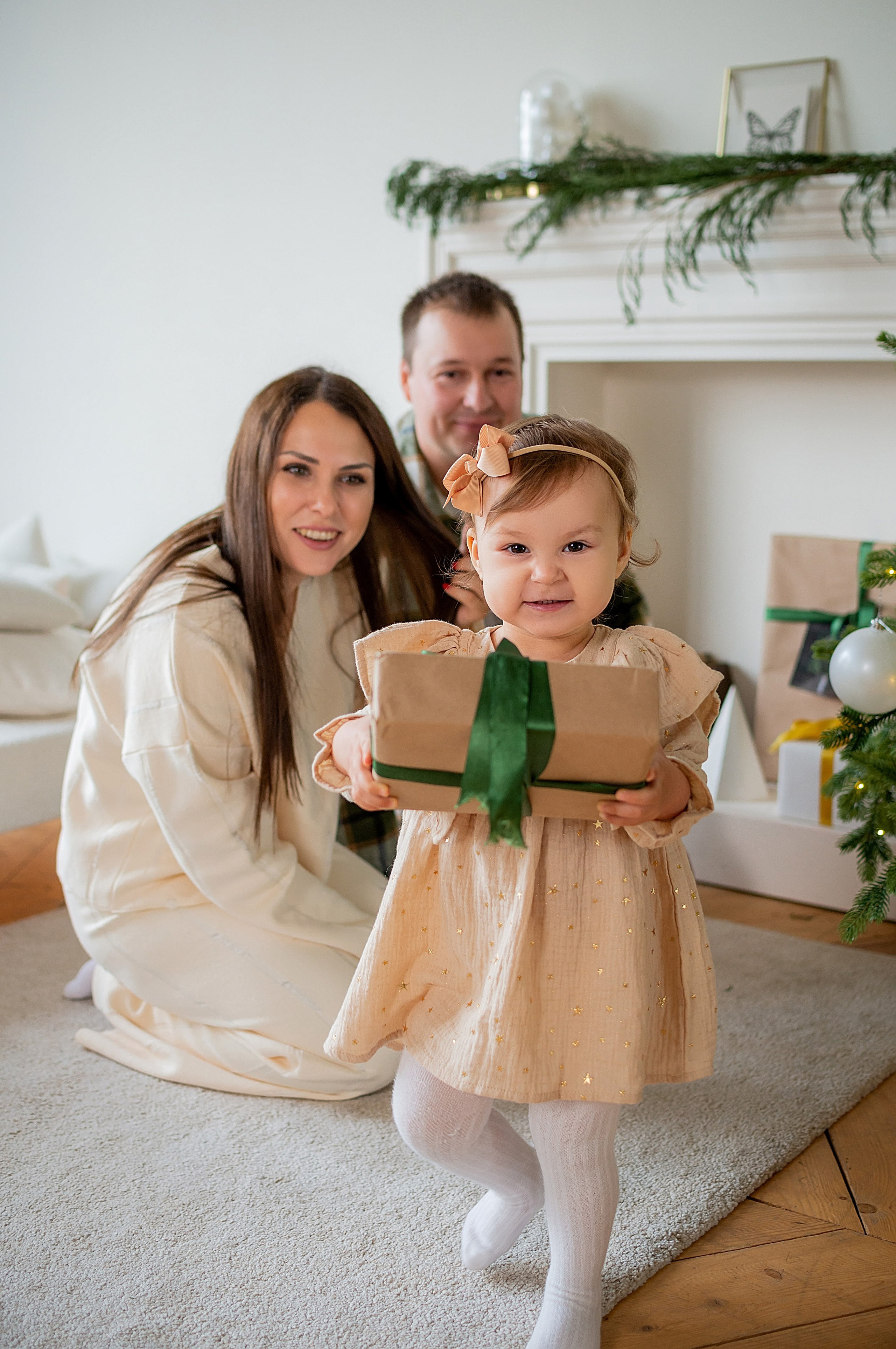 Новогодняя семейная фотосессия в Краснодаре 2023-2024. Фотограф новорожденных Краснодар Малышенко Надежда