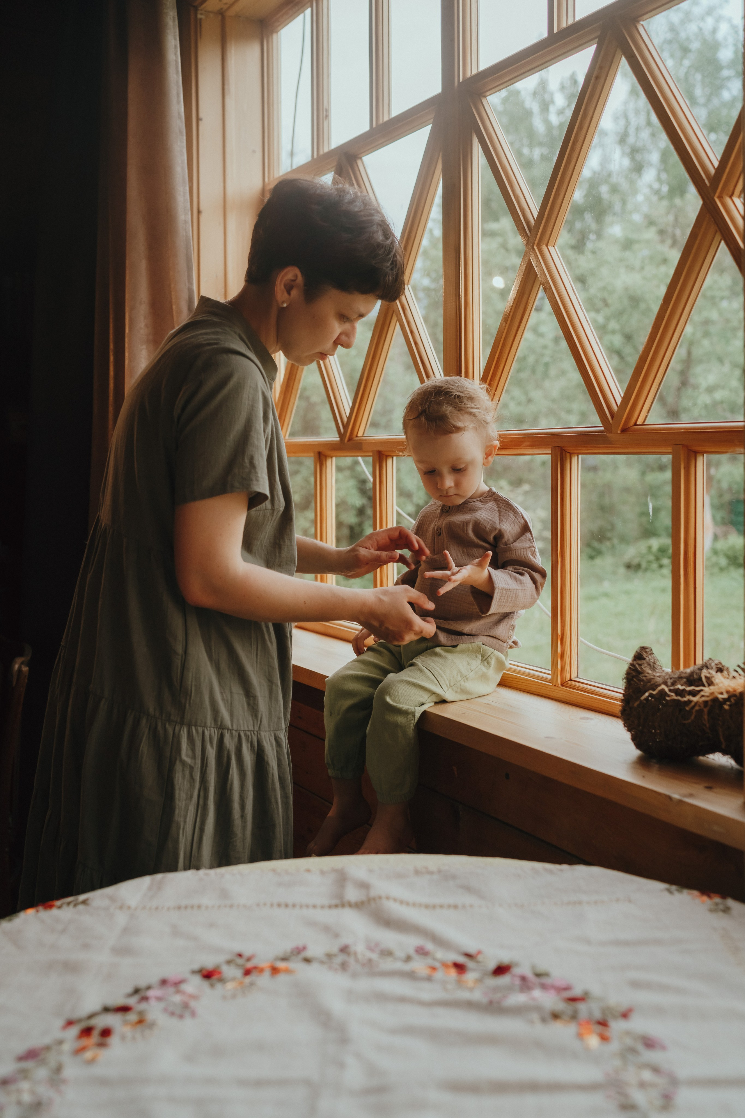 Домашняя фотосессия на даче