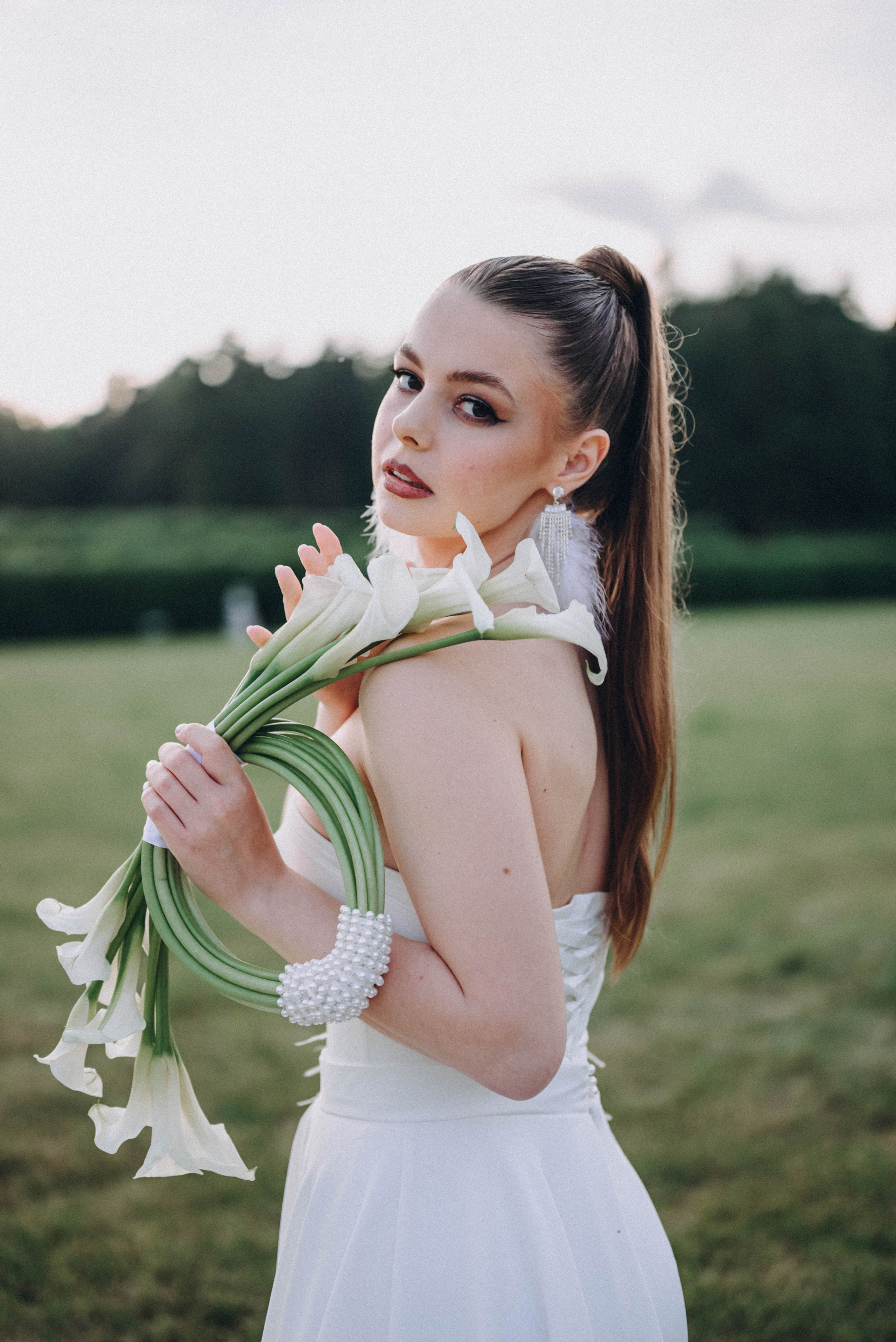 Невеста в Архангельском. Фотограф Анастасия Монах