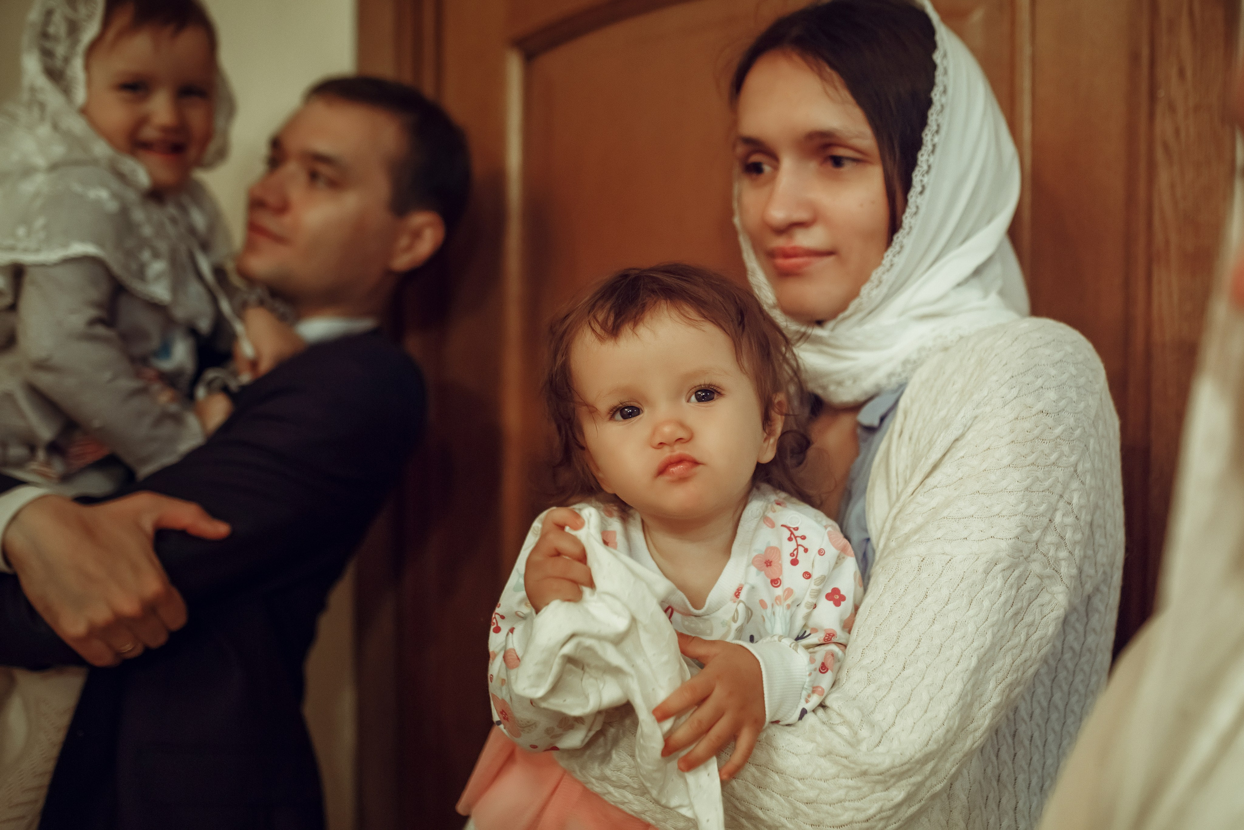 Крещение Даши. Фотограф на Крещение, семейный фотограф в Москве