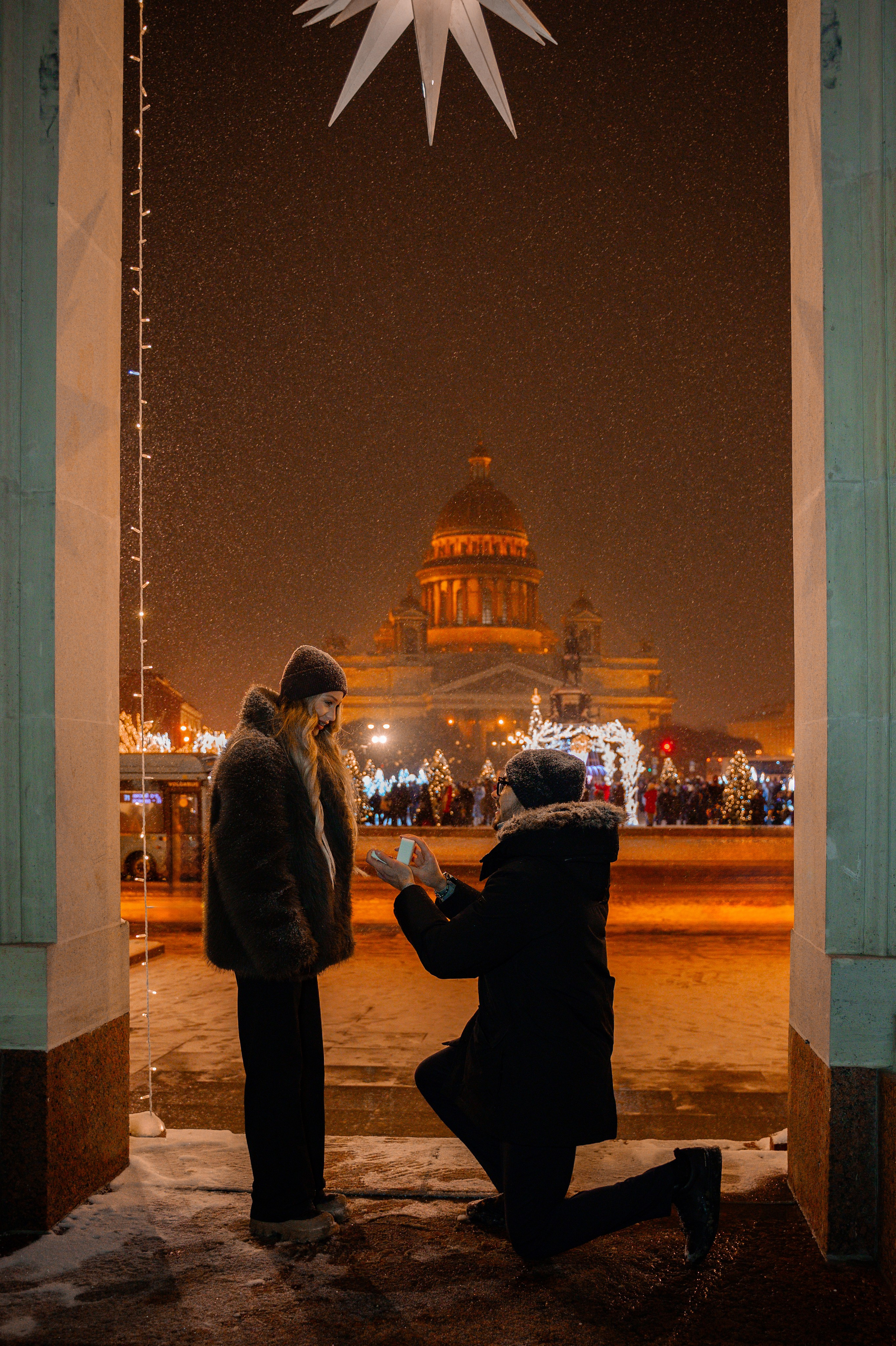 Фотосессия на Исаакиевской площади. Фотограф Юлия Кондратьева