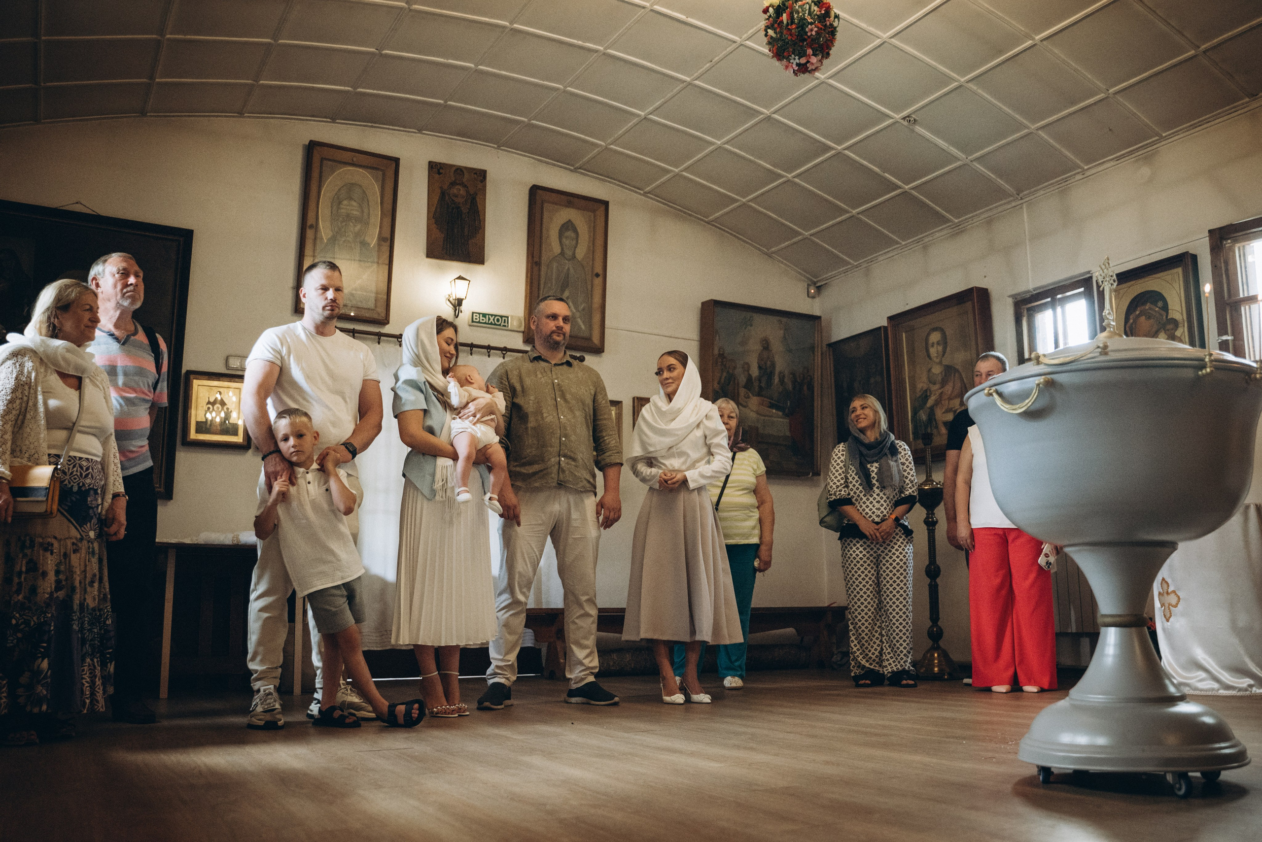 Крещение Есении. Семейный фотограф в Минске Дарья Дреко
