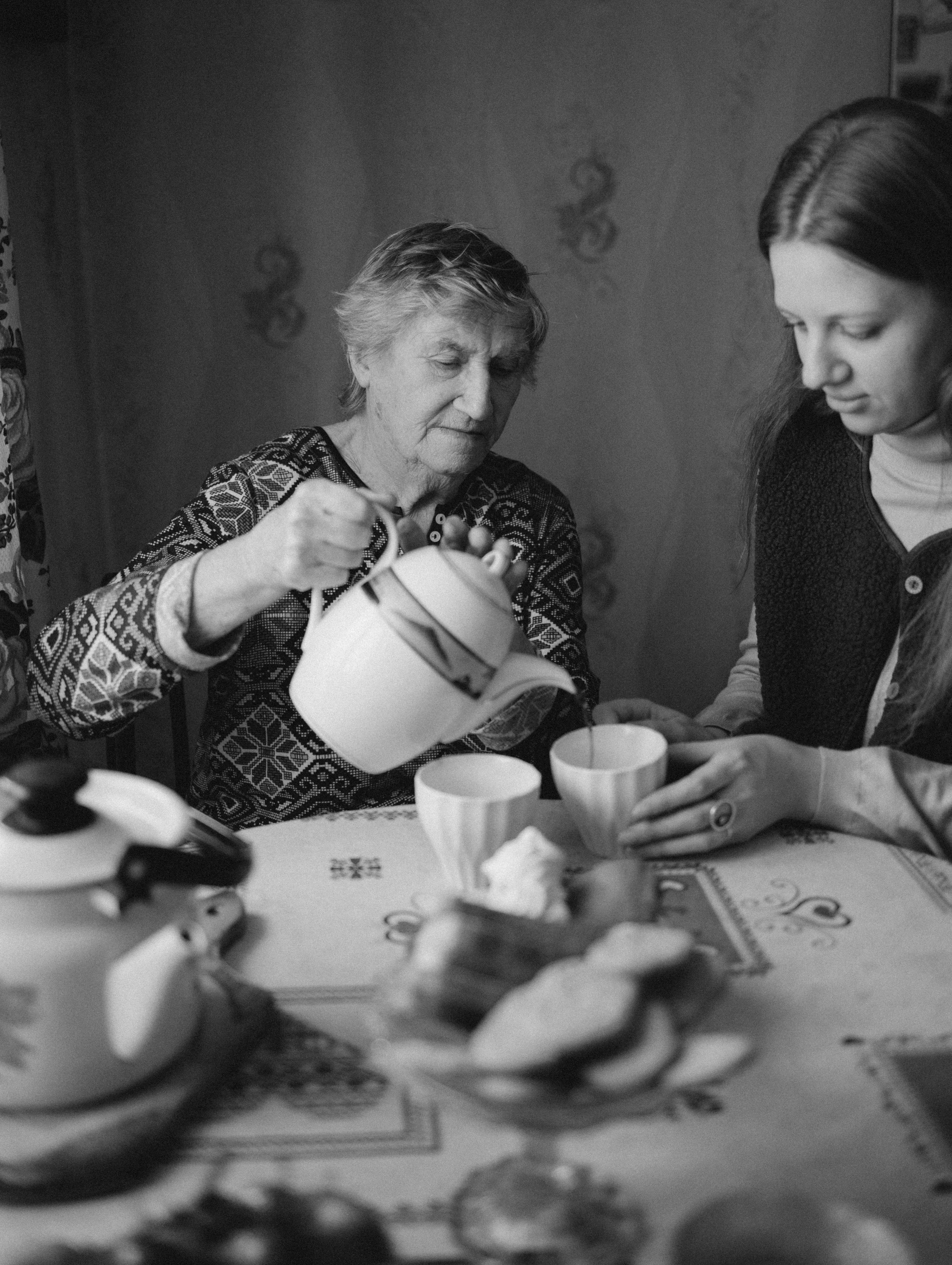 Домашняя история бабушки и внучки. Фотограф Углич и Ярославль Ольга Тятюшкина