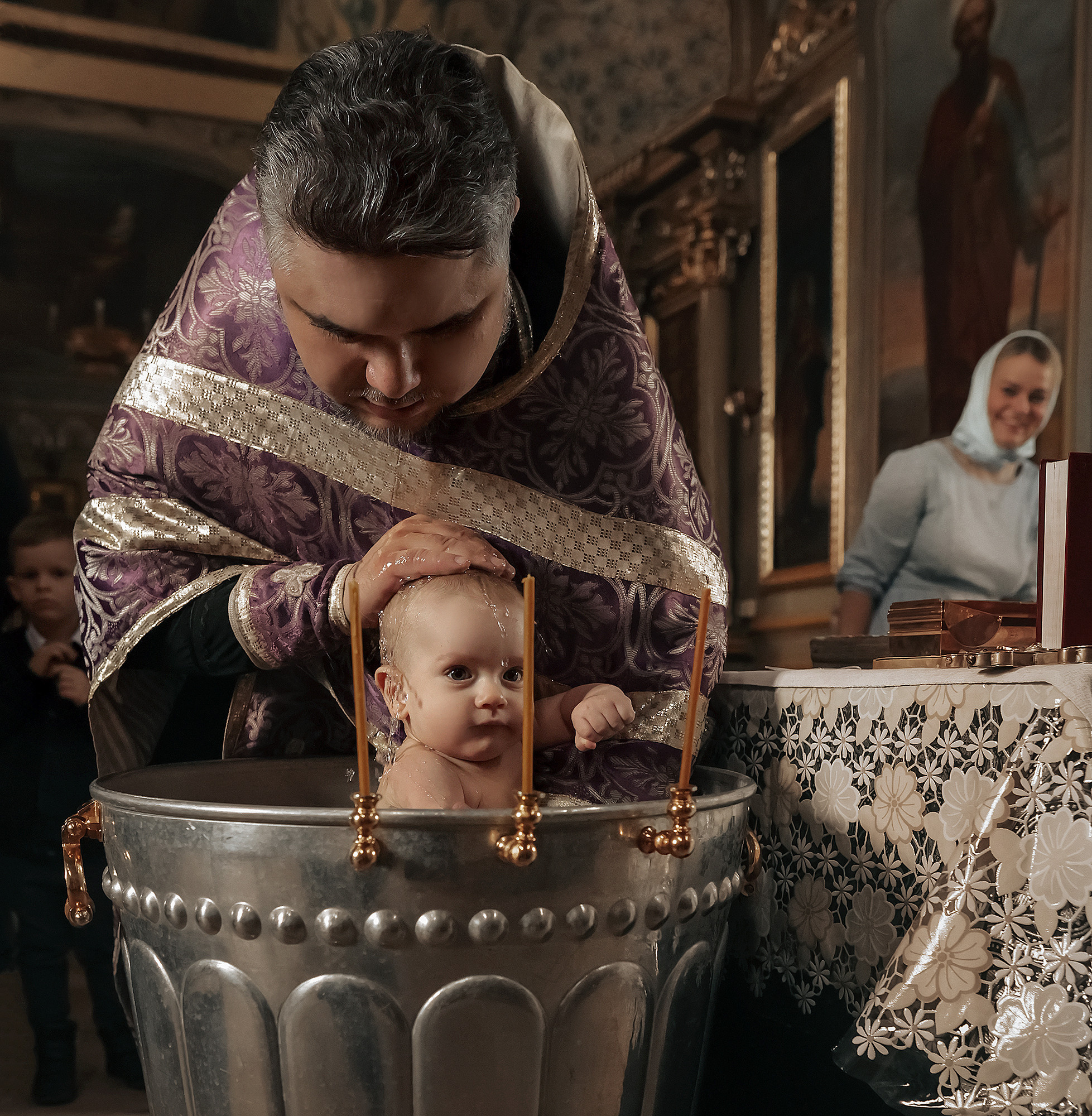 Крещение. Фотограф на Венчание и Крещение, семейный фотограф в Москве и области