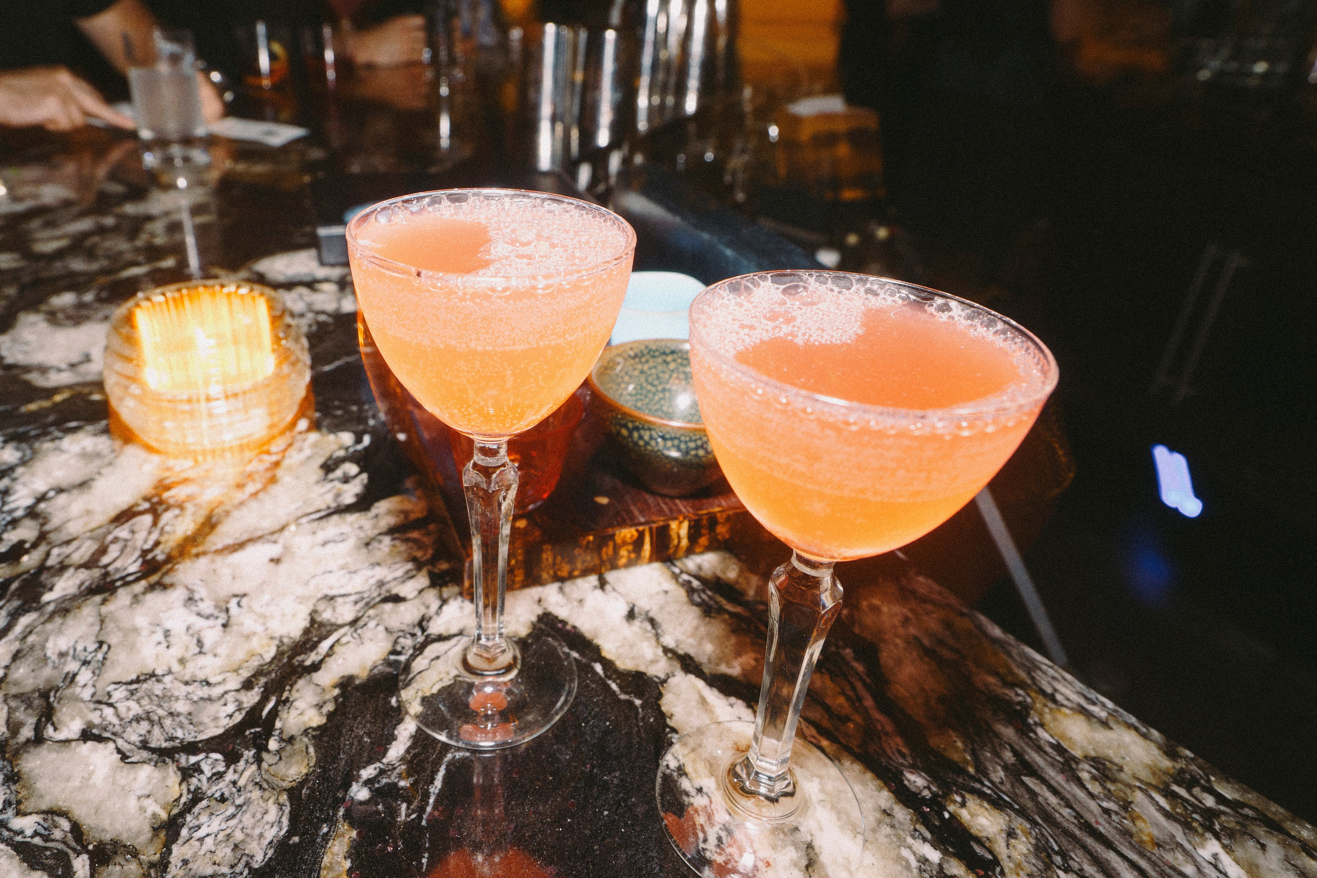 Birthday party at a restaurant. New York photographer RINAT SHAHMETOV in New York city