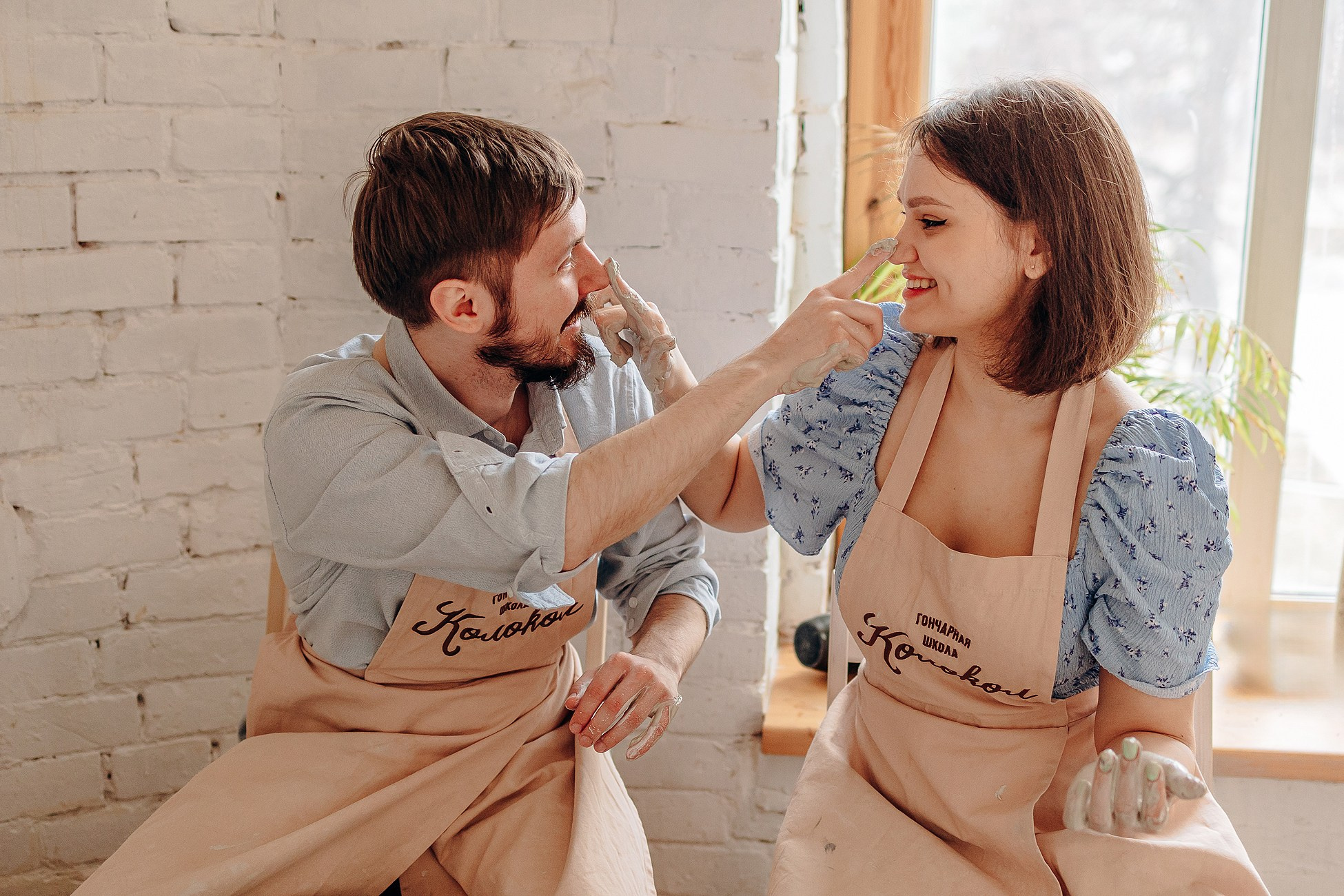 Свидание в гончарной мастерской. Семейный фотограф в Пензе Мария Левина