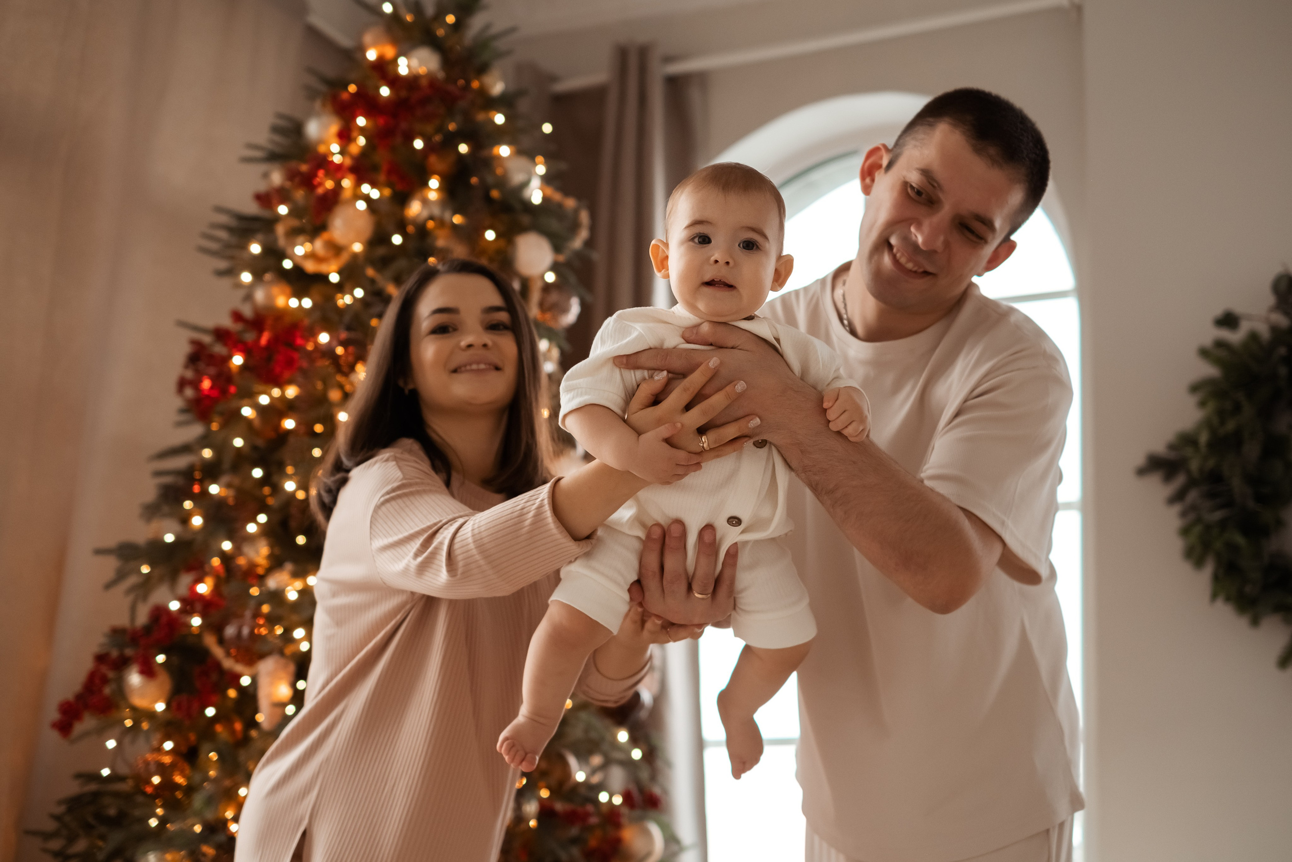 Семейная новогодняя фотосессия. Семейный и детский фотограф в Мелитополе /Наталья Зацеркляная