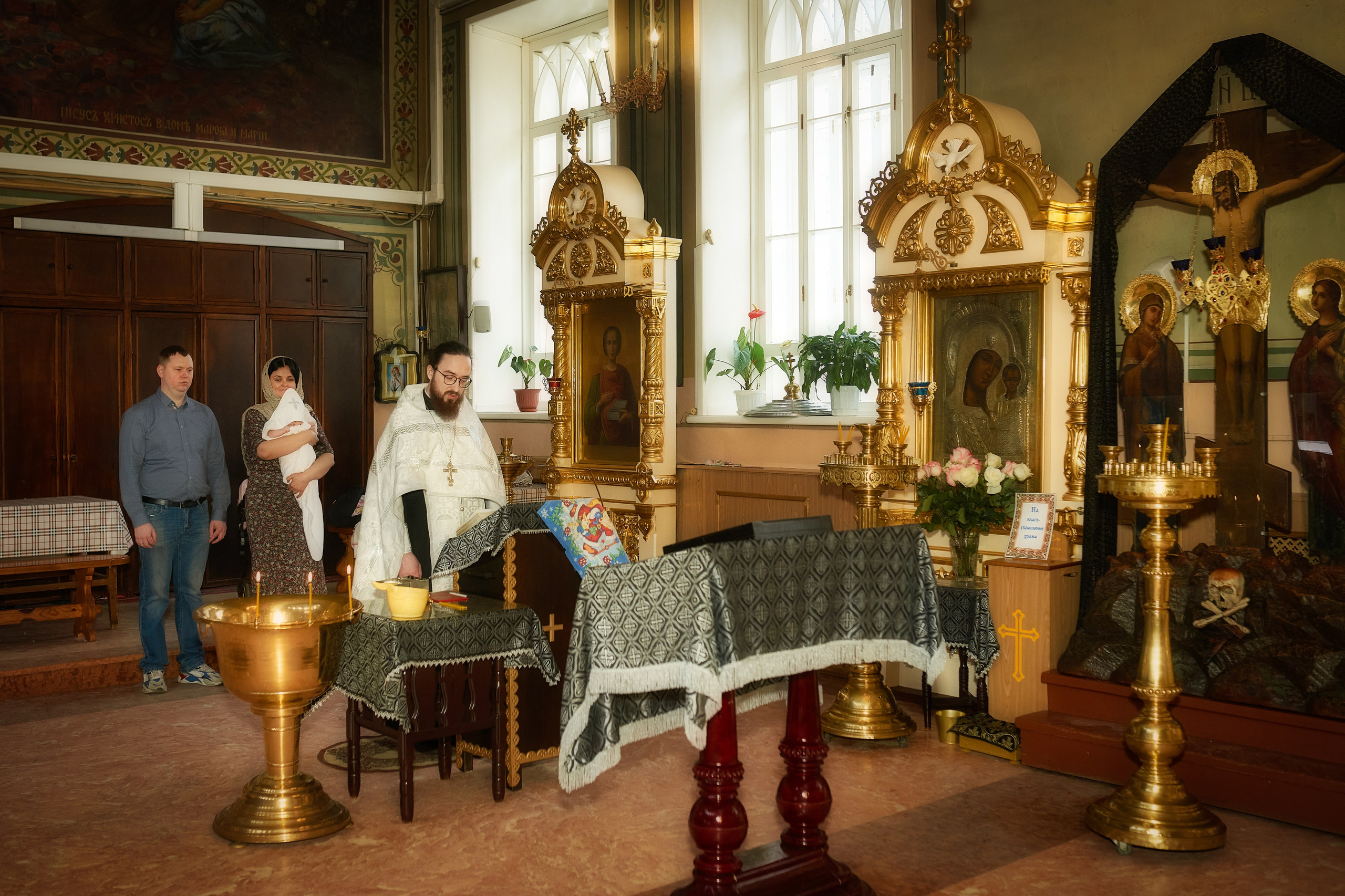 Крещение в Преображенском храме. Балашиха