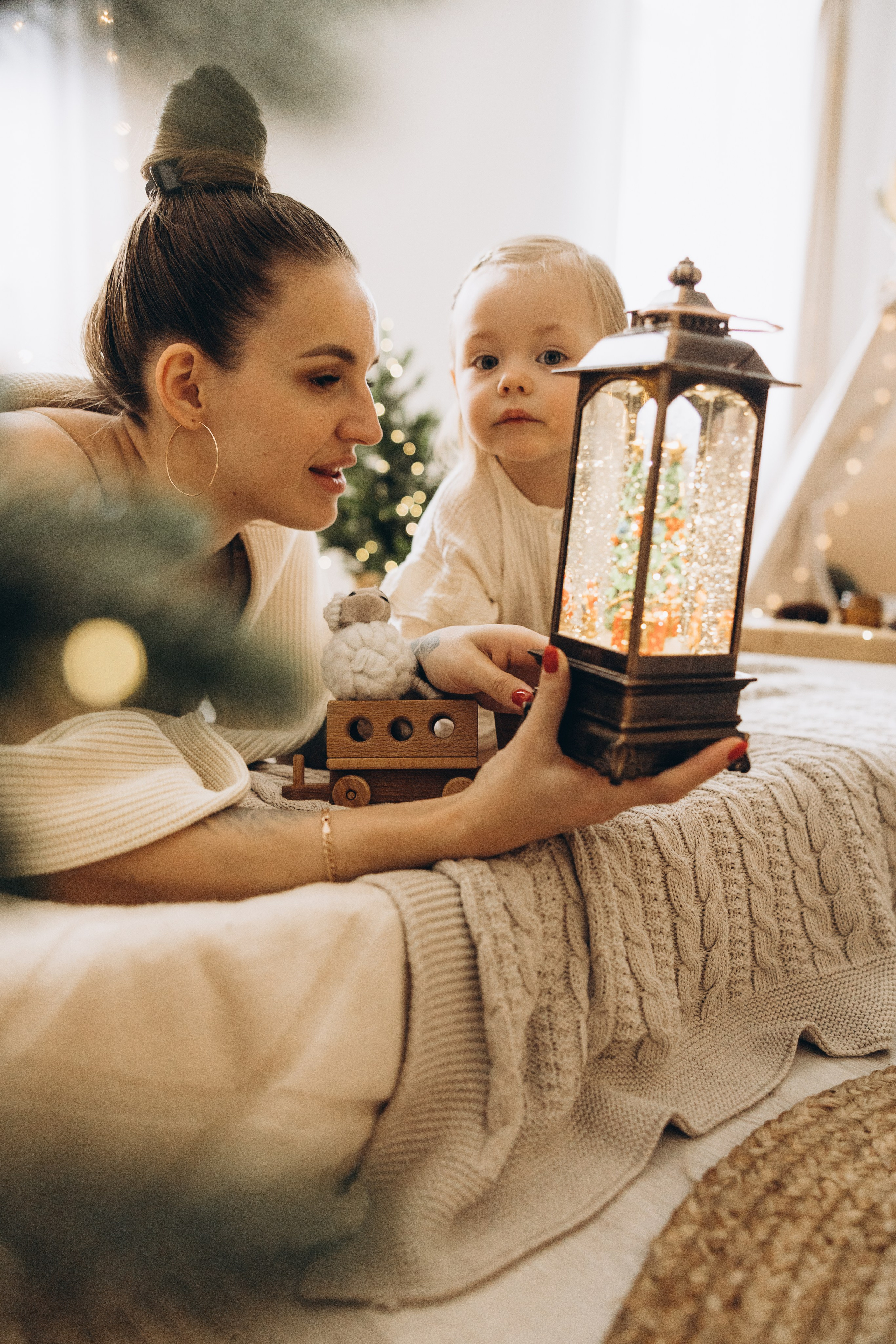 Ольга и Мирослава НГ. Семейный фотограф в Москве Виктория Ястребинская