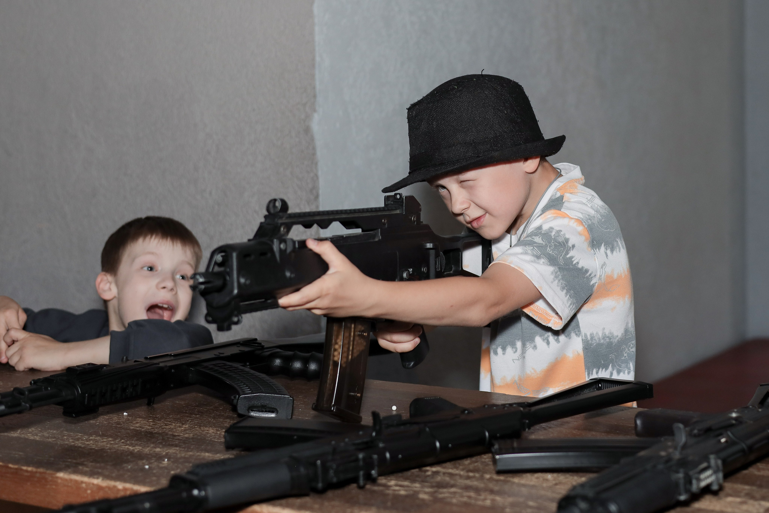 День рождение в стрелковом клубе. Фотограф Надршина Лилия