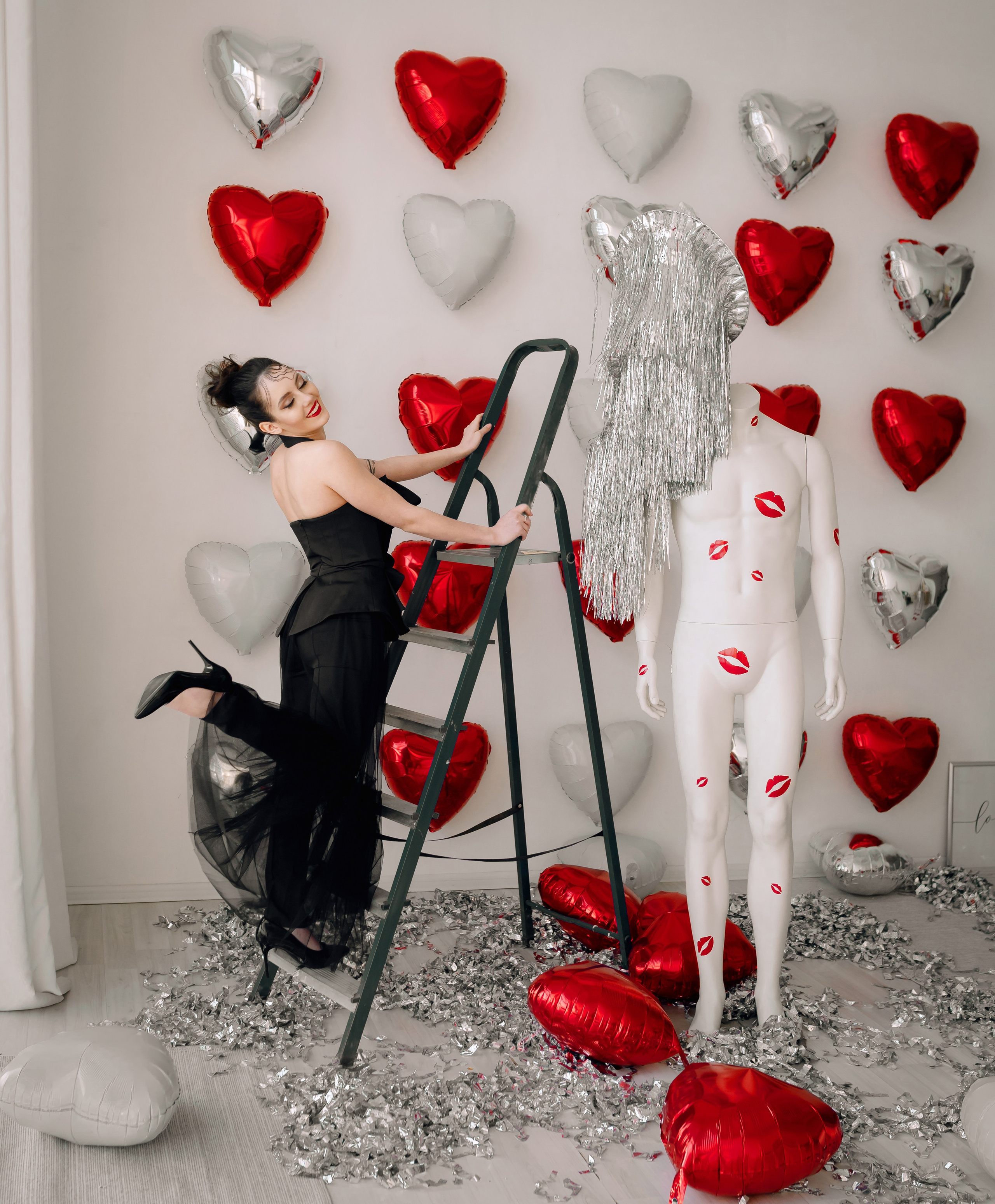 Фотосессия в студии на 14 февраля. Фотограф Ким Наталья в Красноярске