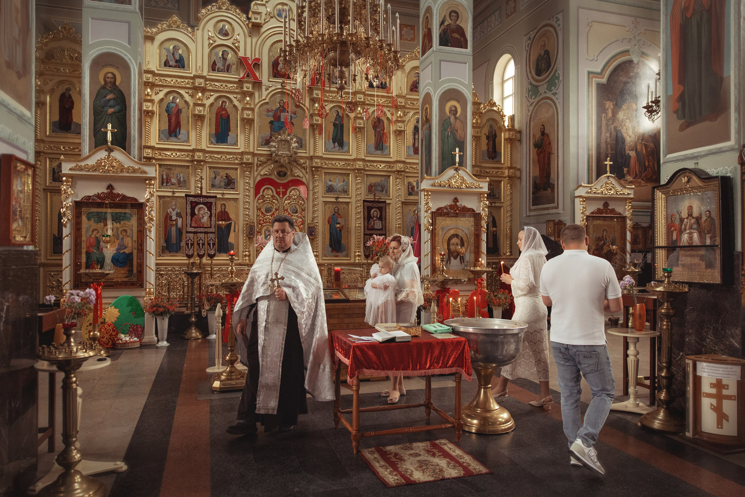 Таинство Крещения Полины. Храм А.Первозванного ст. Новотитаровская. Фотограф на Крещение и Венчание Краснодарский край — Гранкина Юлия