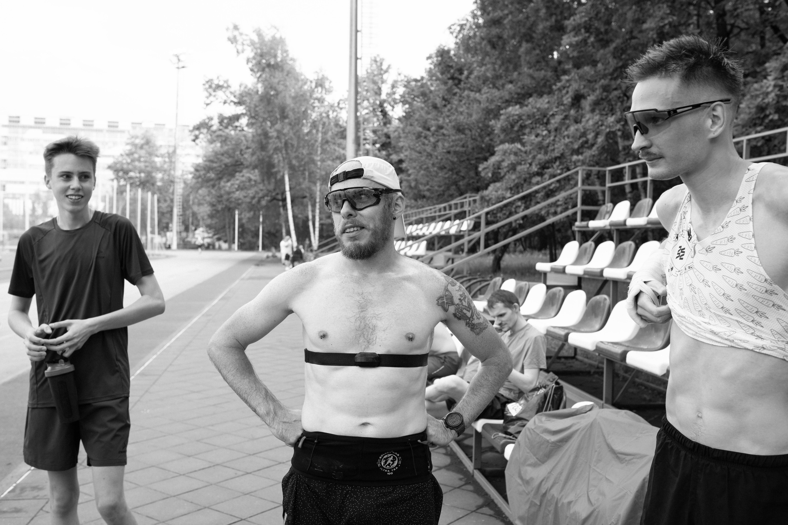 Тренировка сквозь призму чб. Александра Мельниченко/ Бегающий фотограф