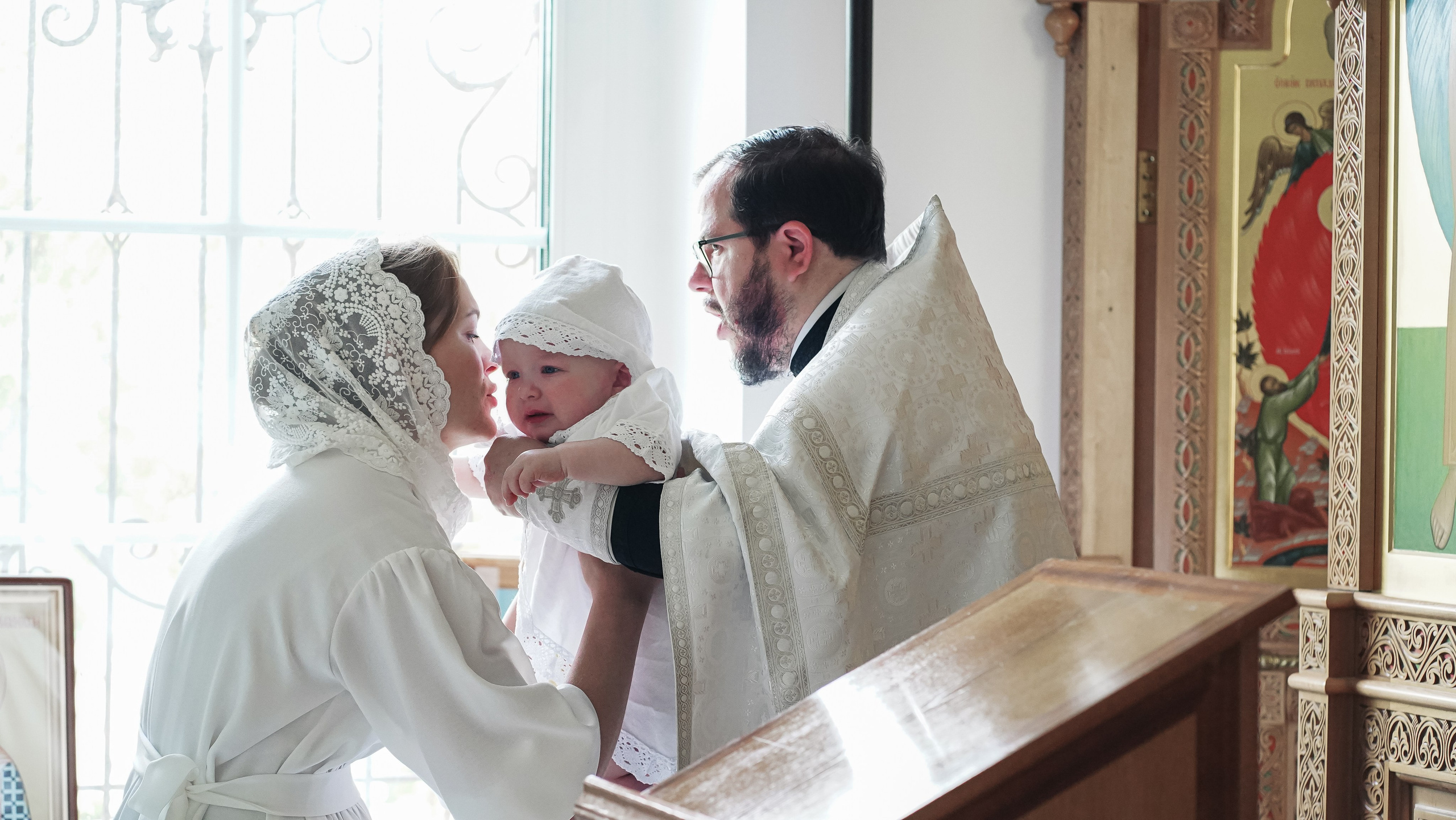 Крещение Георгия. Семейный и детский фотограф в Москве (Тинао) Галкина Алевтина