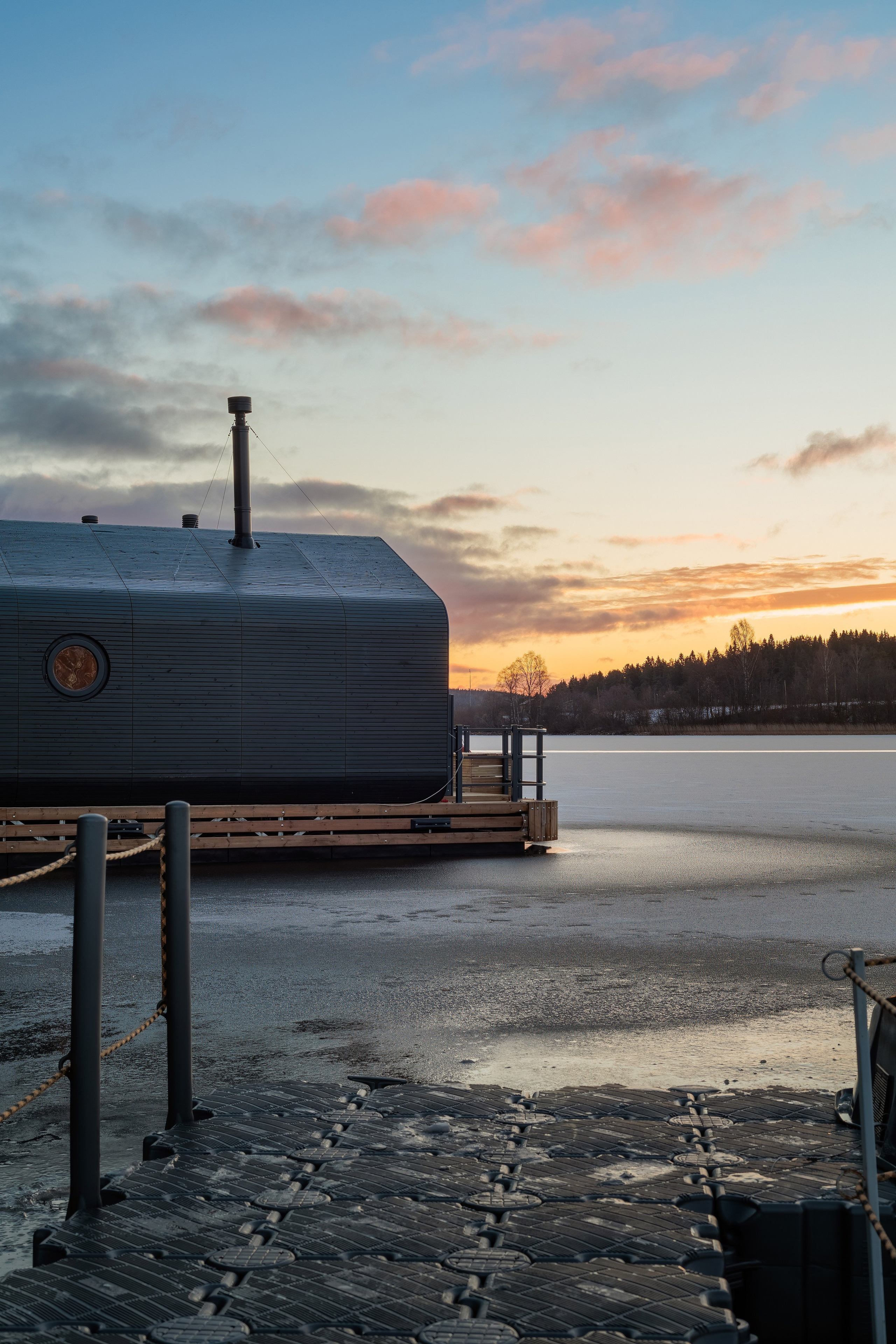 Баня на воде, Карелия