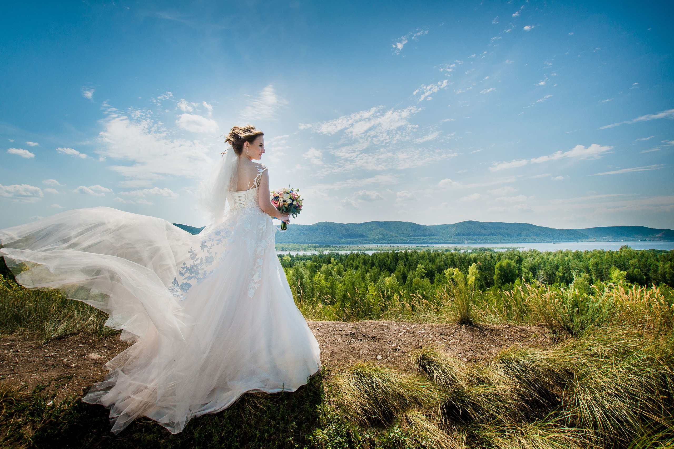 Свадебная фотосессия, фото невесты, Самара.