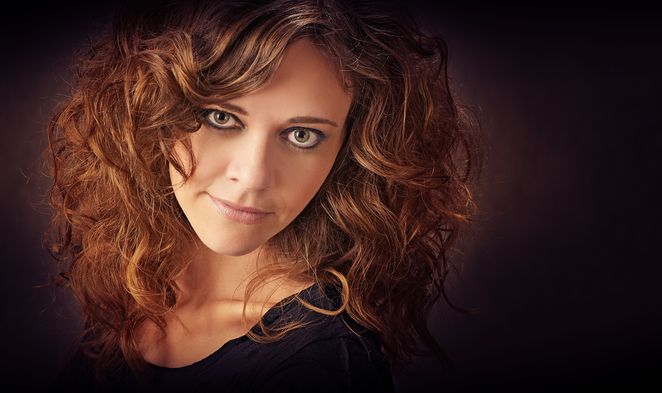 Красивый студийный портрет.