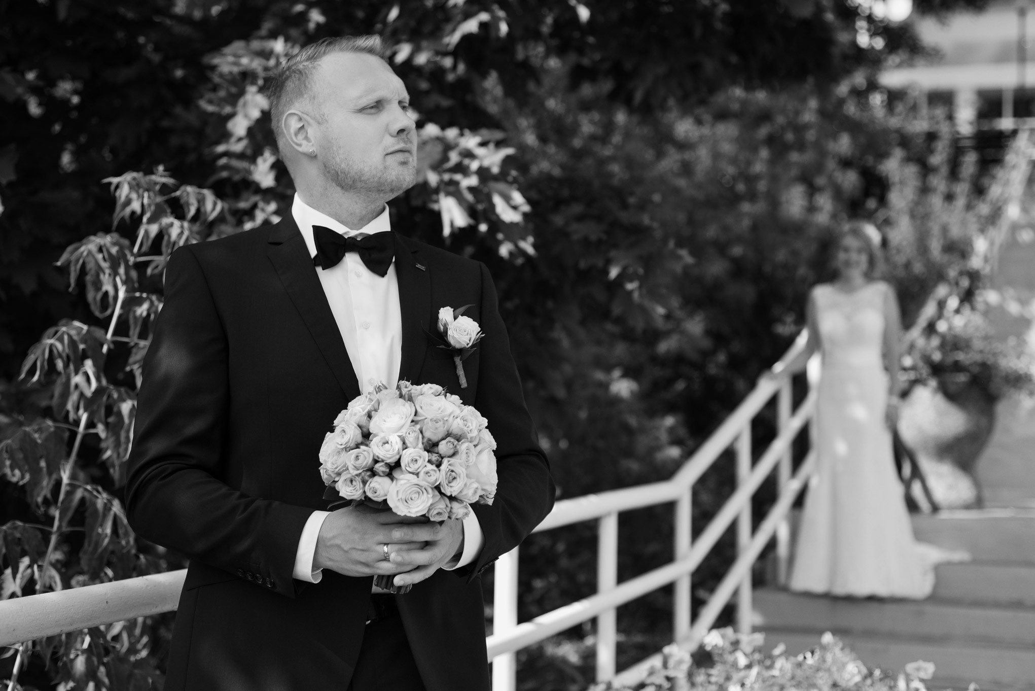 Свадьба на ЧБ фотографиях