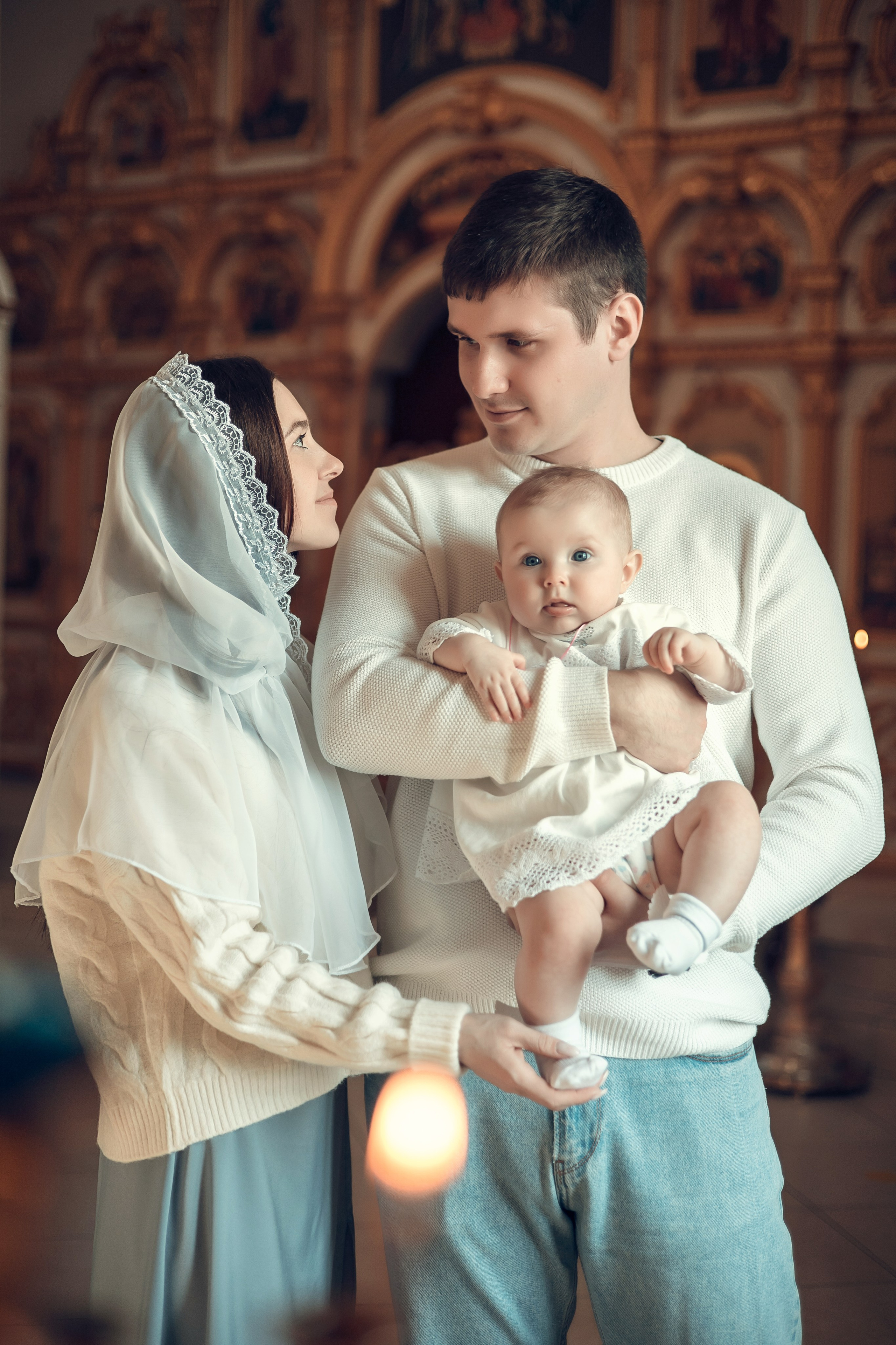 Крещение малышки. Семейный и детский фотограф в Ярославле Виктория Макаренко