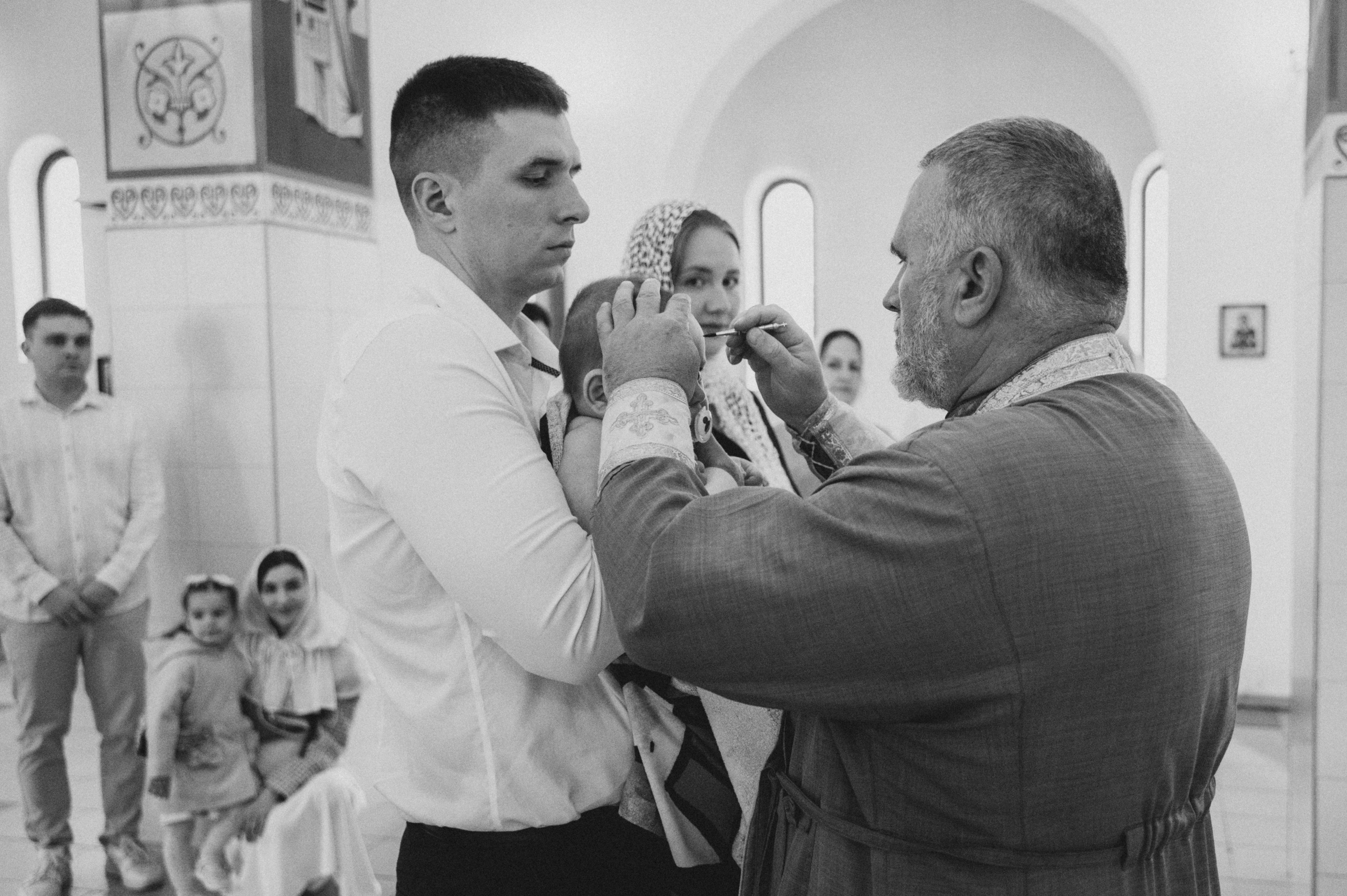 Крещение Демьяна (Церковь в честь святой блаженной Ксении Петербургской). Семейный фотограф в Минске Дарья Дреко