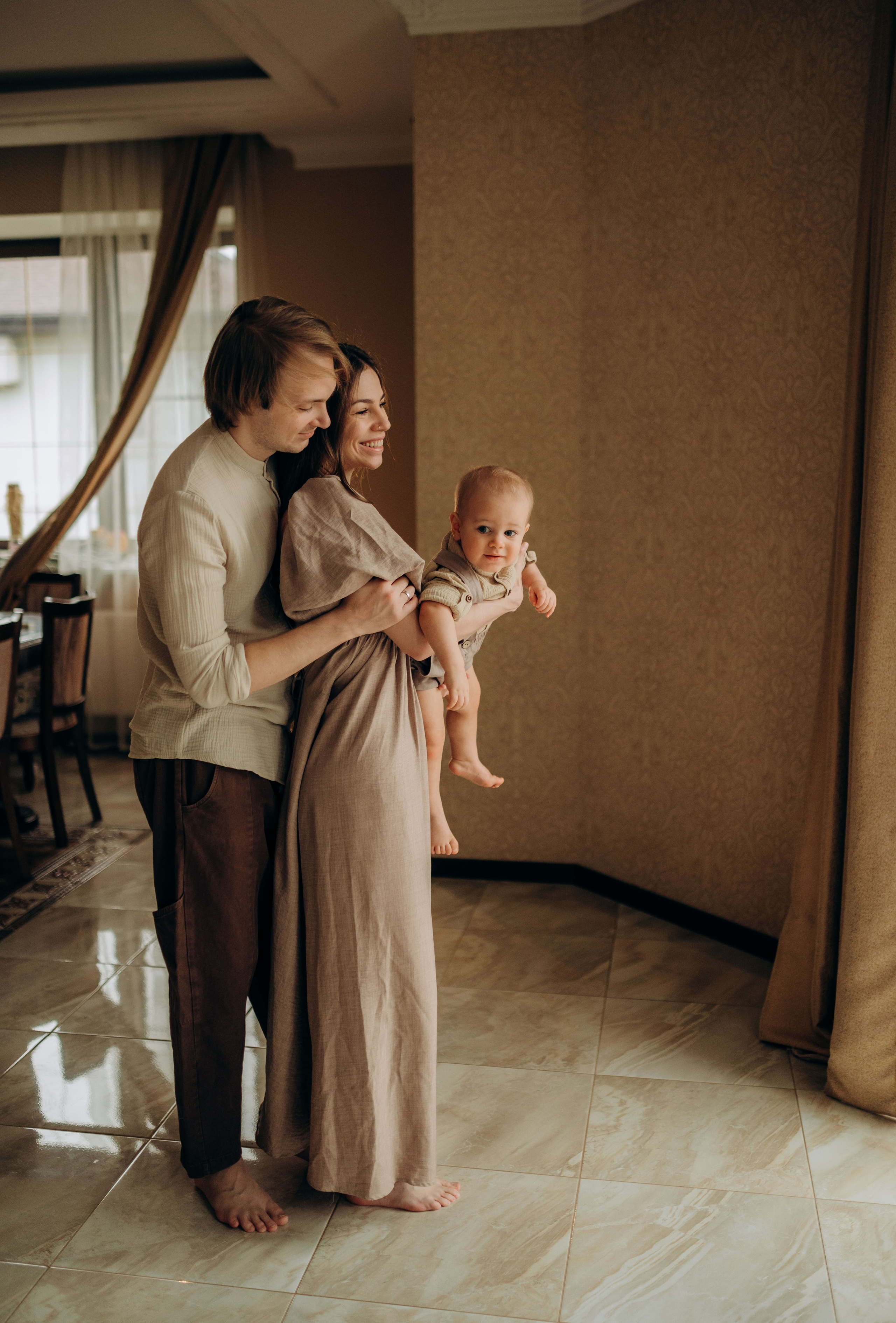 Домашняя фотосессия на годик. Семейный фотограф в Домодедово и Москве Елена Пичугина