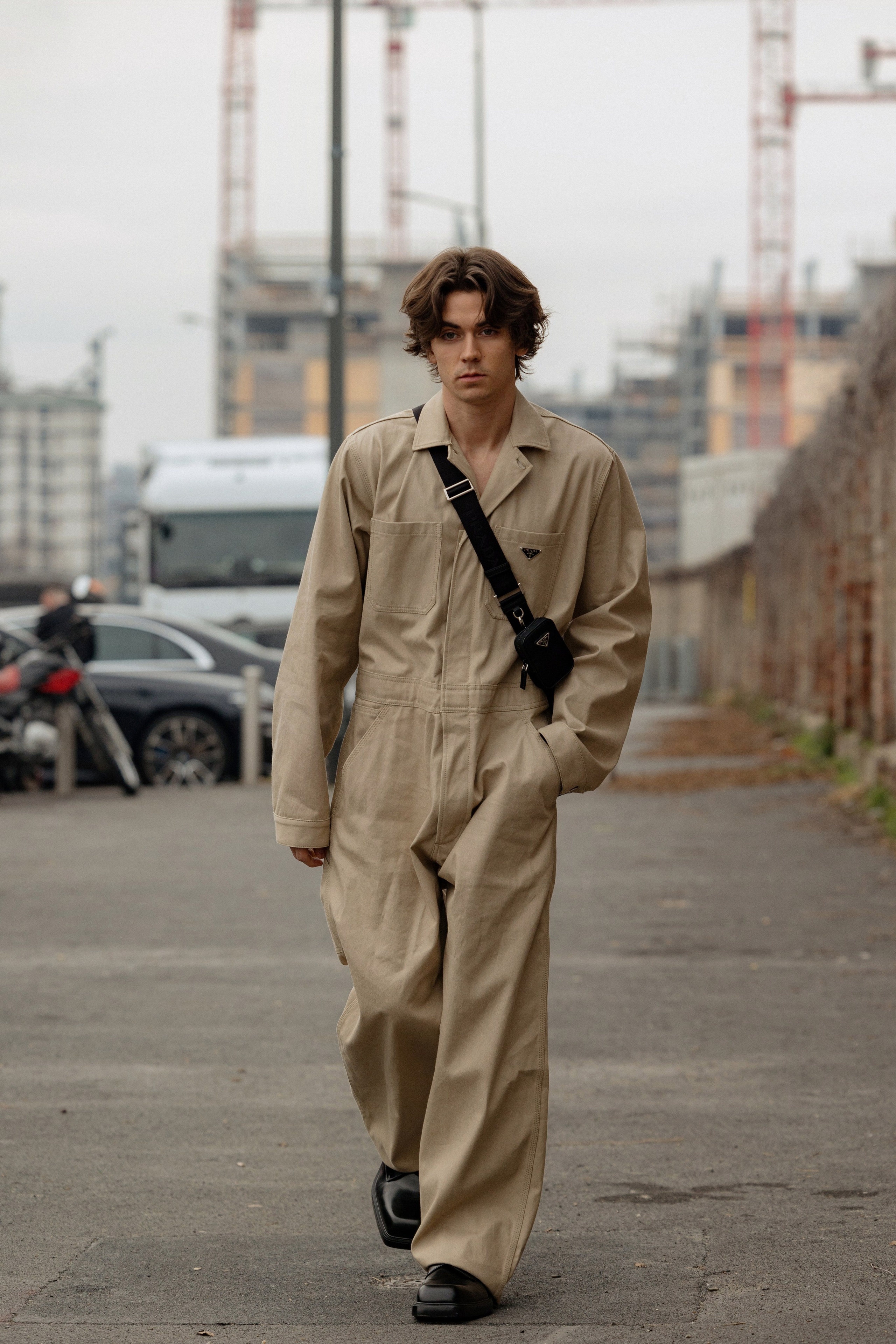 Milan Mens fashion week FW 24/25 PRADA. Photographer in Milan Ivan Goncharov