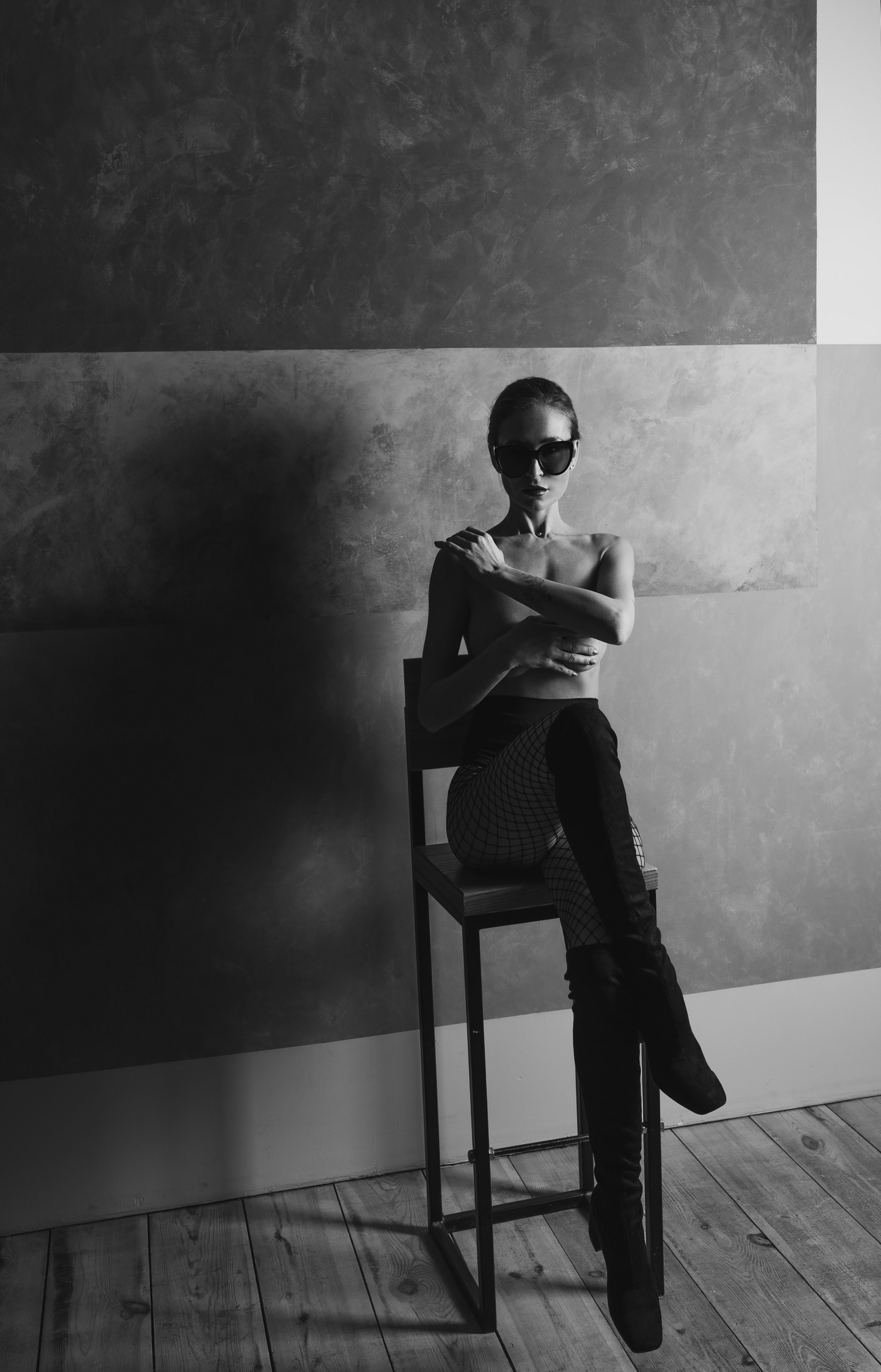 Студии & отели. Модель Москва каталожная и творческая съемка Anna Antlers