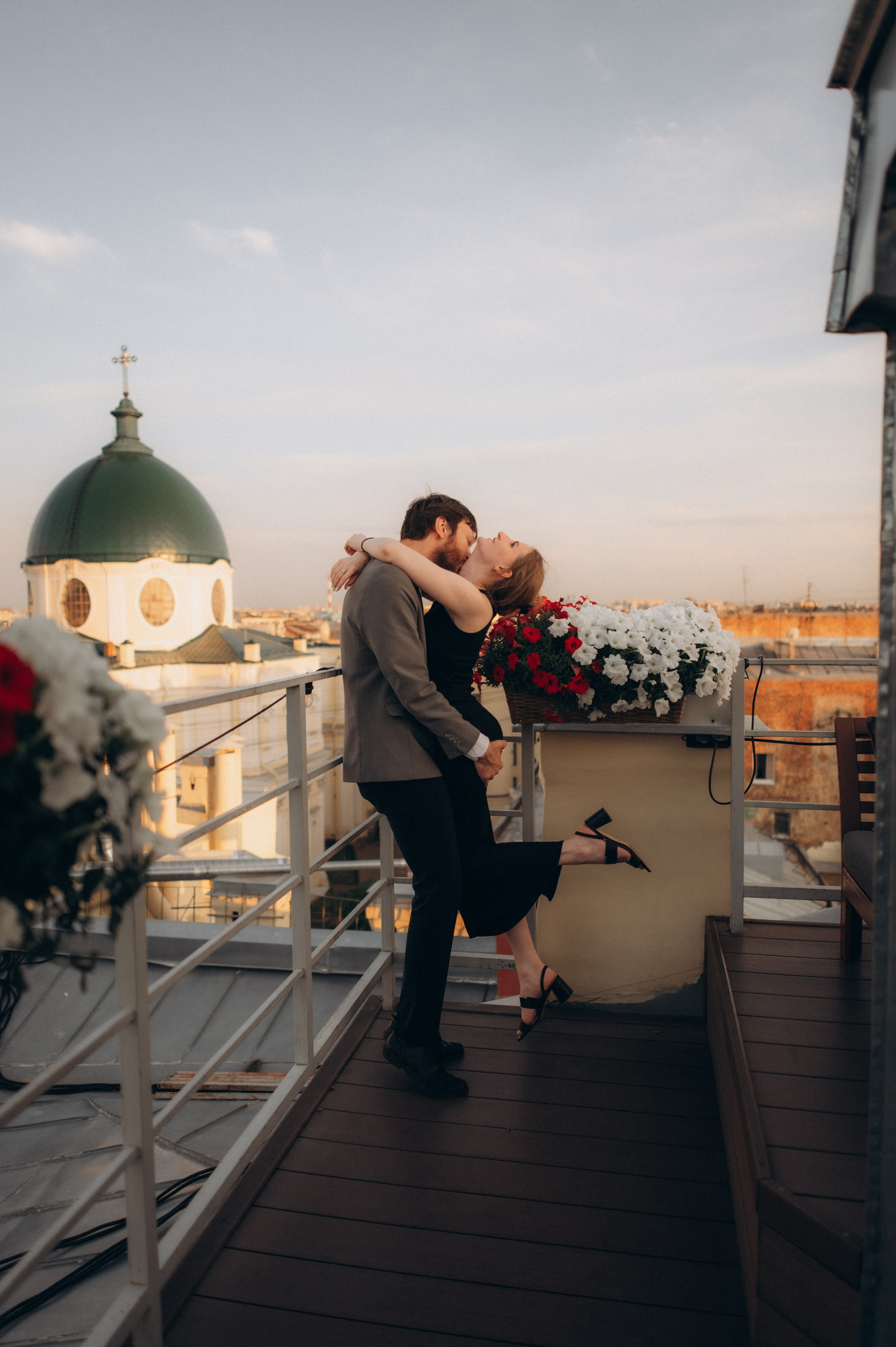 Помолвка на крыше. Семейный фотограф в Санкт-Петербурге Александра Милованова