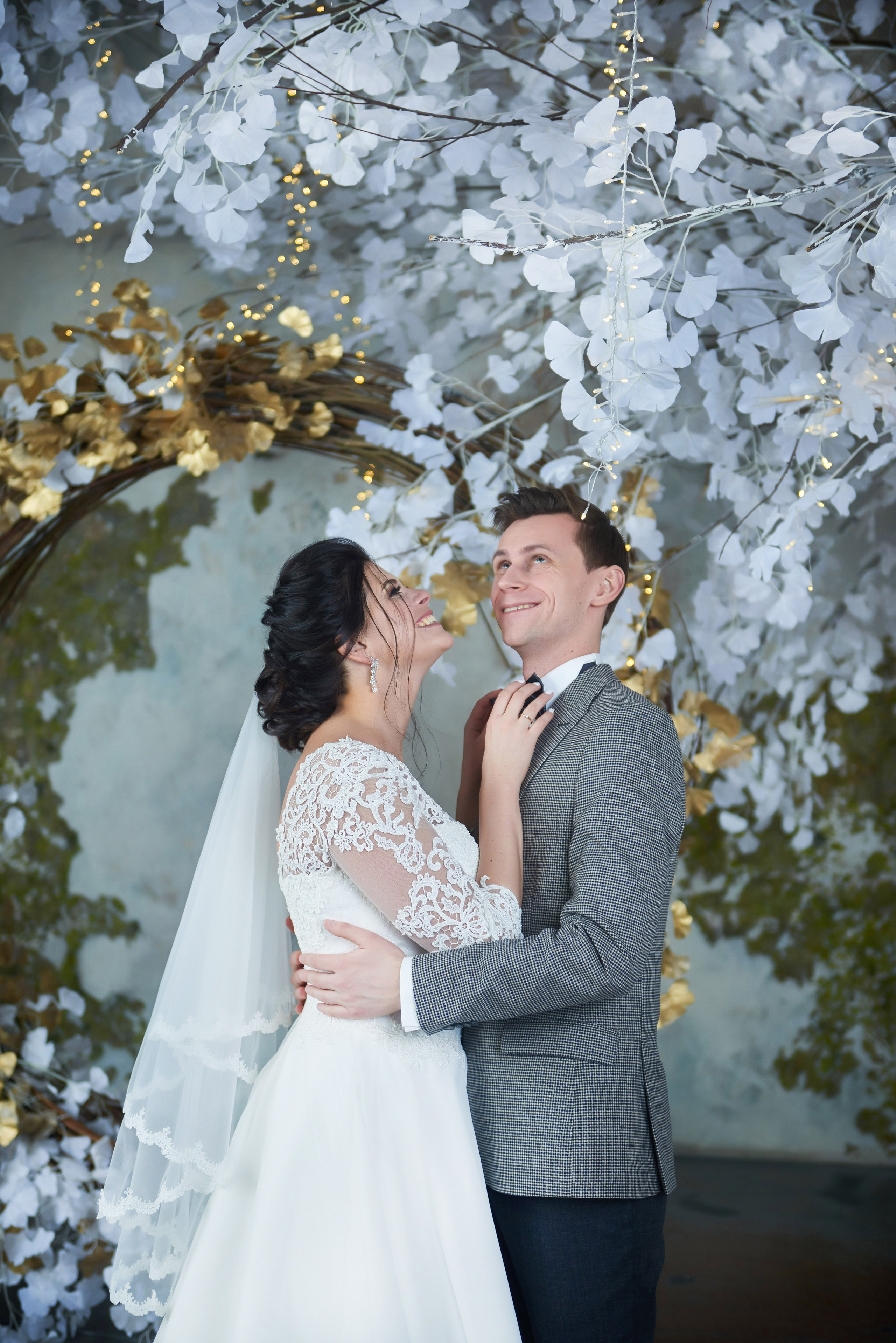 Наталия и Дмитрий (фотосессия в студии). Портретный, семейный и свадебный фотограф в Санкт-Петербурге и в Пушкине Ширяев Денис