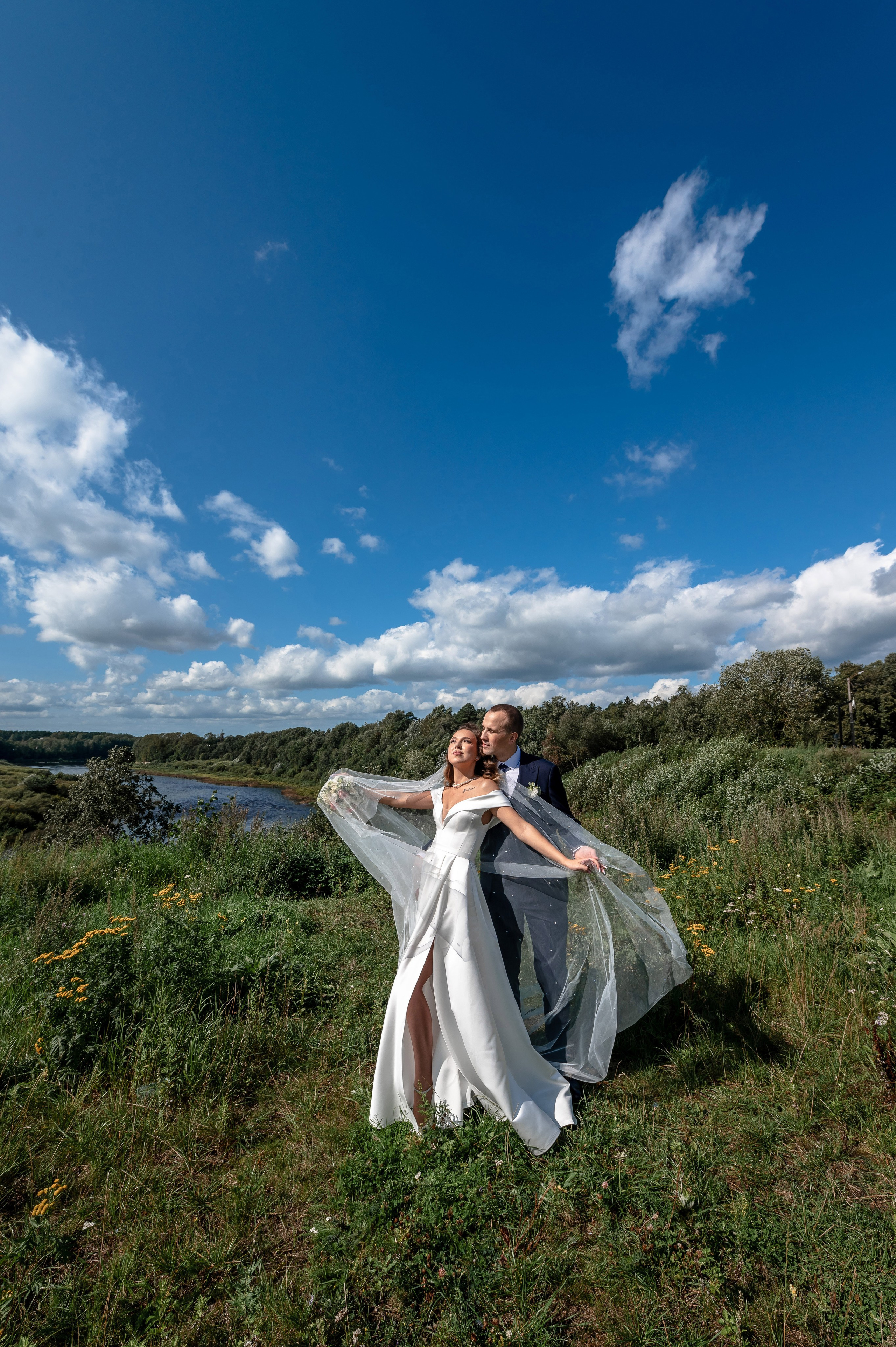 Людмила и Михаил (свадебная прогулка и регистрация в г. Кингисеппе). Портретный, семейный и свадебный фотограф в Санкт-Петербурге и в Пушкине Ширяев Денис