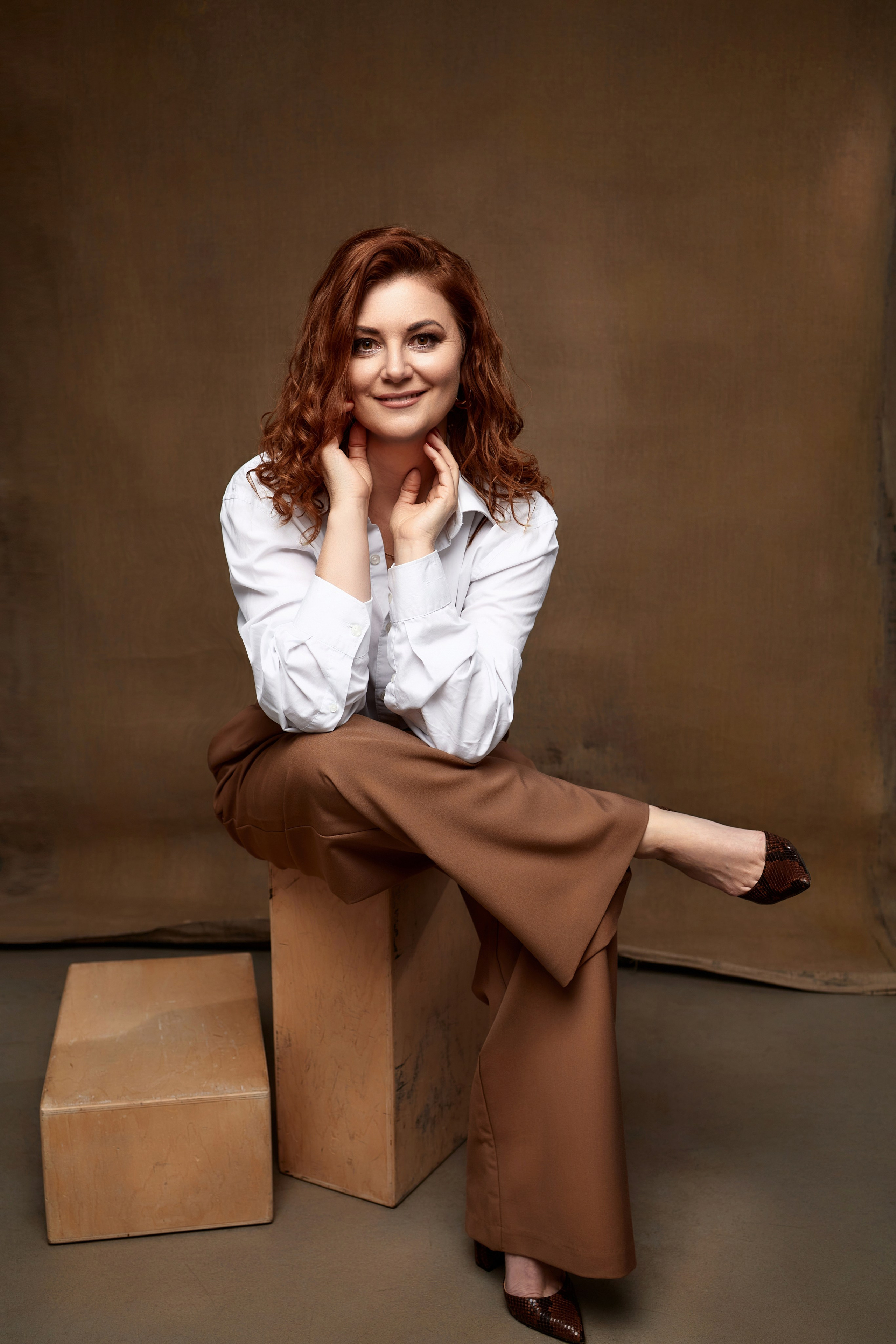 Портретная фотосессия на холстах. Фотограф в Минске Анна Кучинская