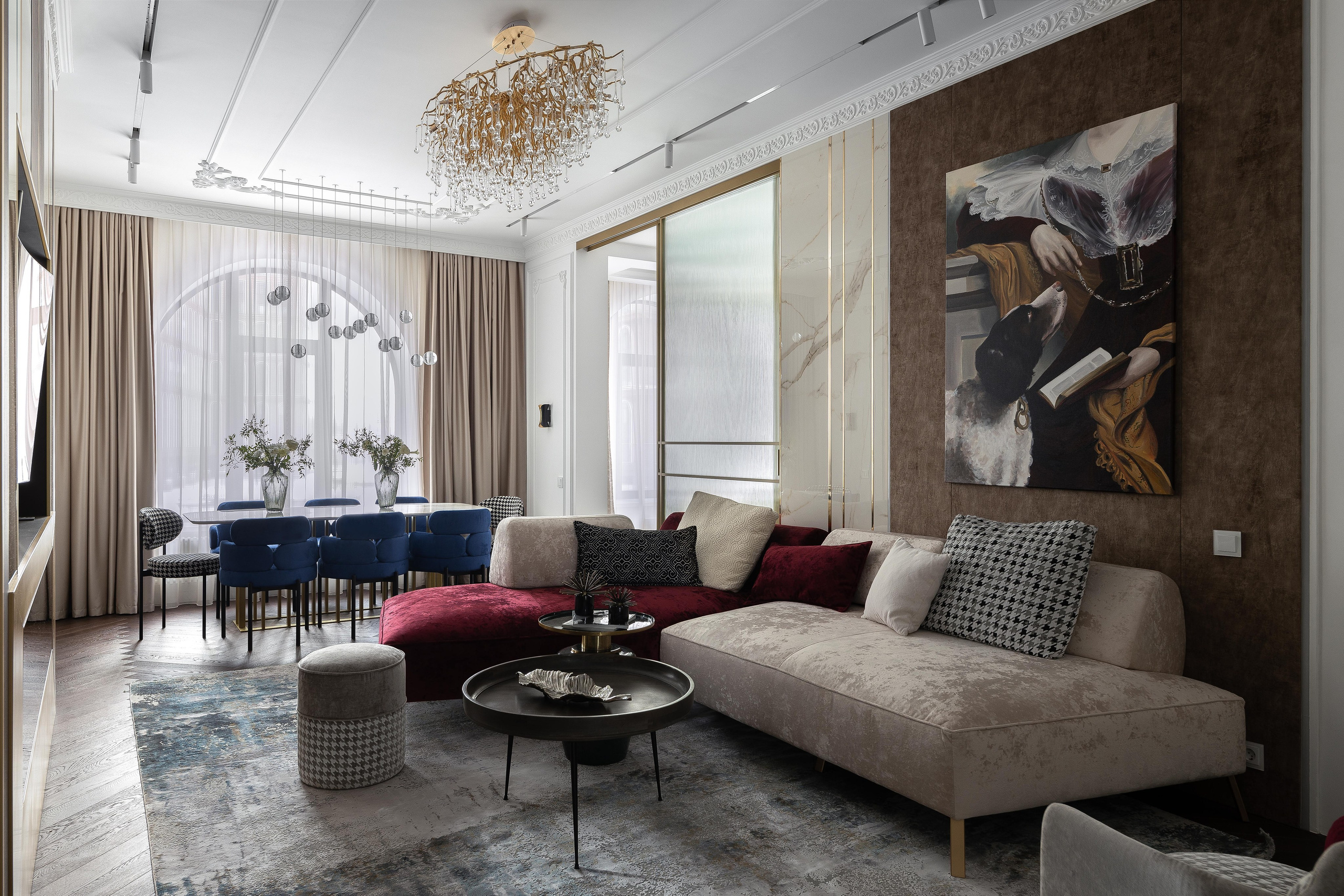 Яркая квартира. Совместная работа с интерьерным стилистом. Интерьерный фотограф в Москве