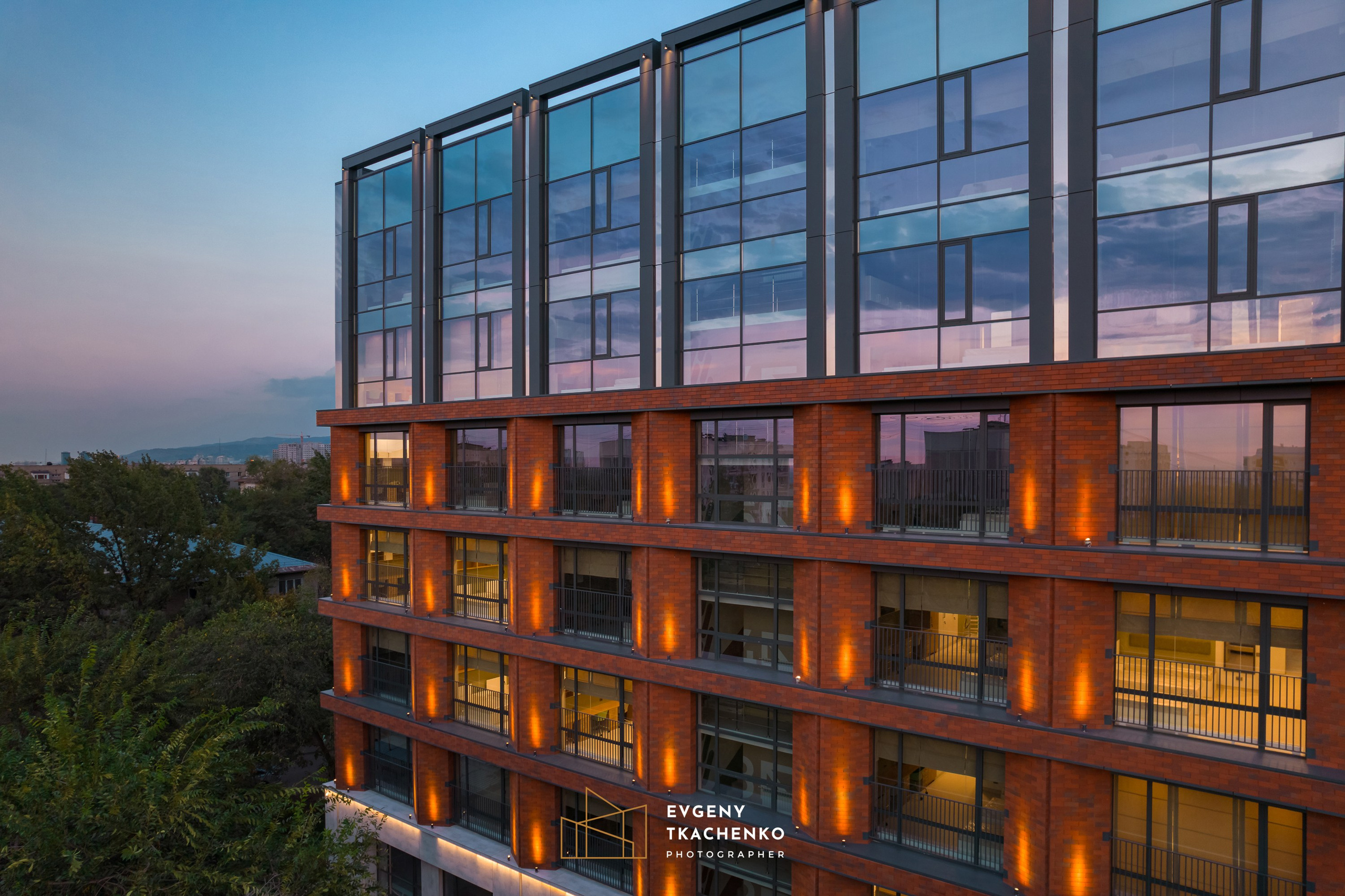 Общежитие университета NarXoz в Алматы. Архитектурный и интерьерный фотограф в Казахстане